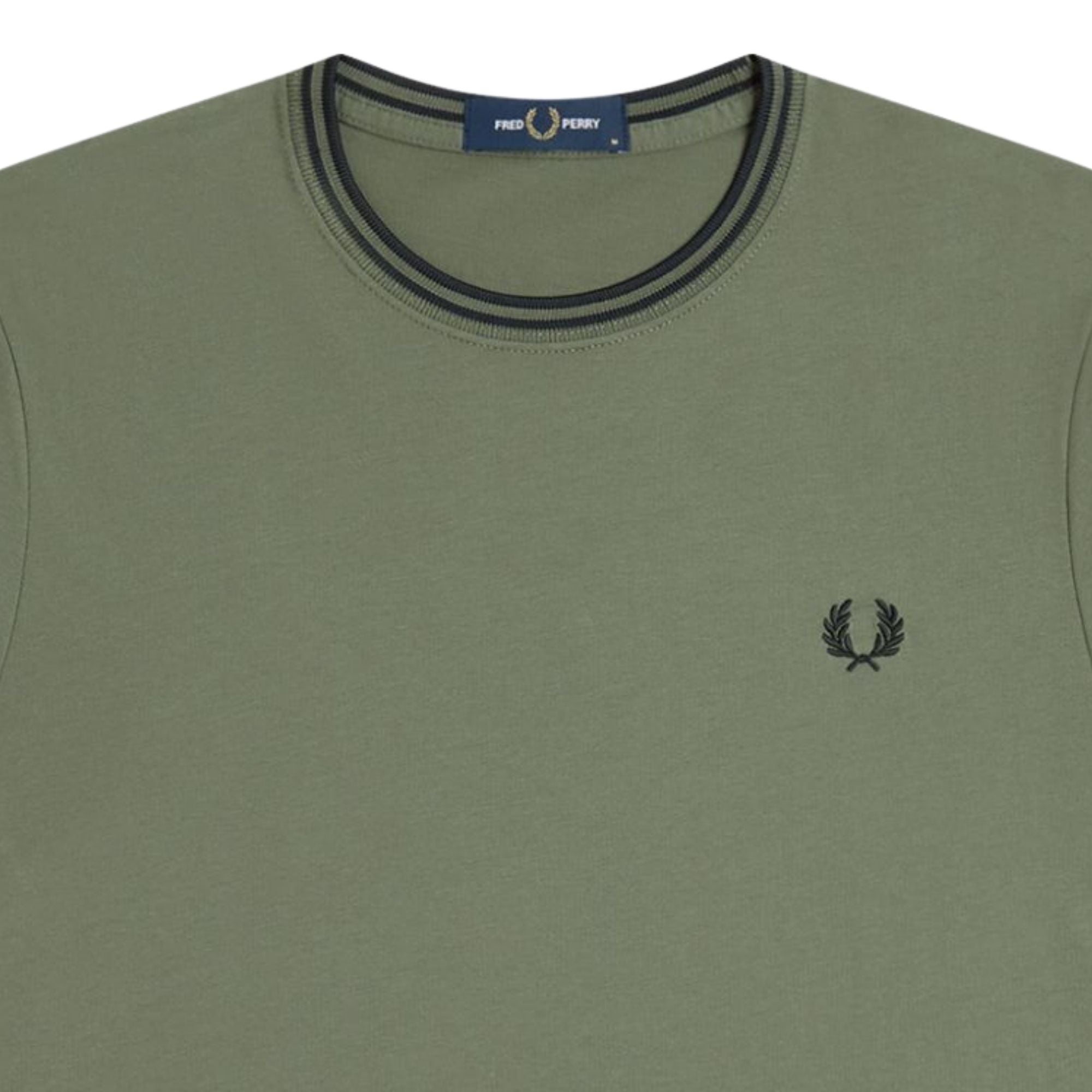 Fred Perry Twin Tipped T-Shirt - Green