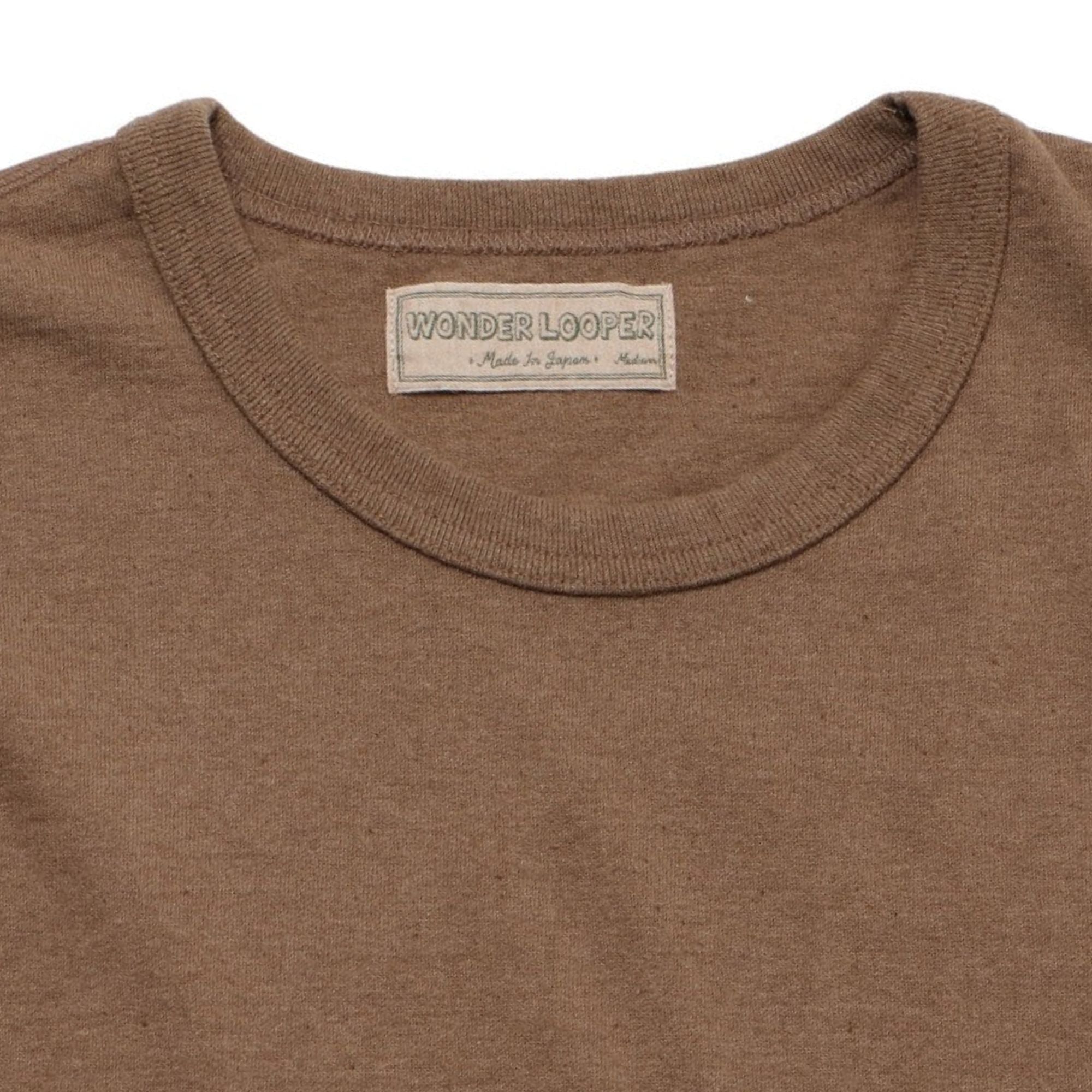 Wonder Looper Foxfibre Tsuriami T-Shirt - Brown
