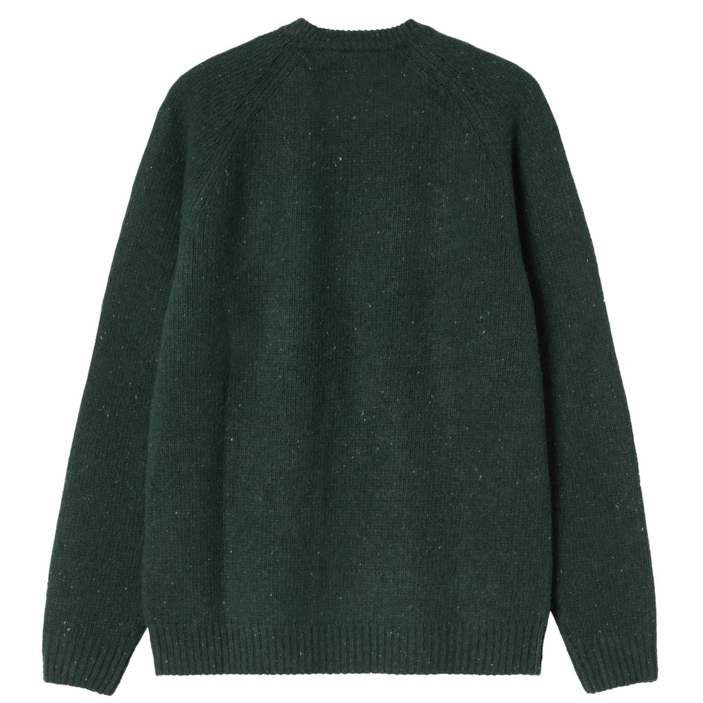 Carhartt WIP Anglistic Sweater - Speckled Dark Scarab
