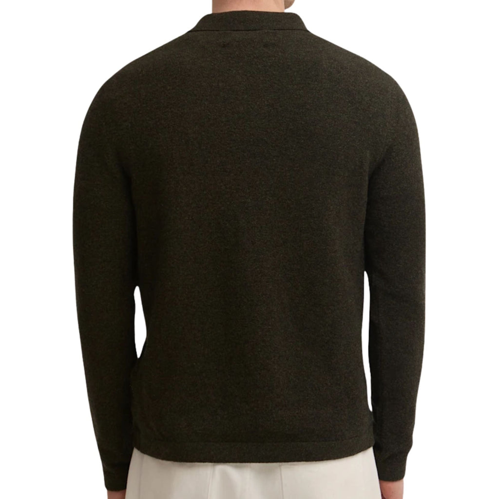 Barbour Bearsted Knitted Zip Polo Shirt - Sage