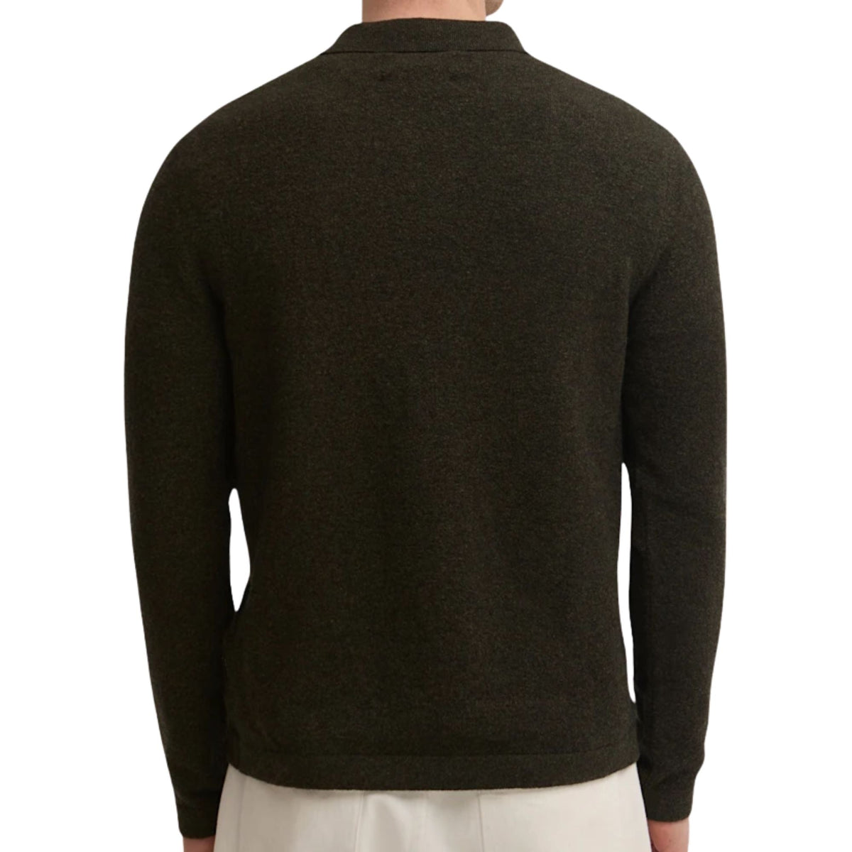Barbour Bearsted Knitted Zip Polo Shirt - Sage