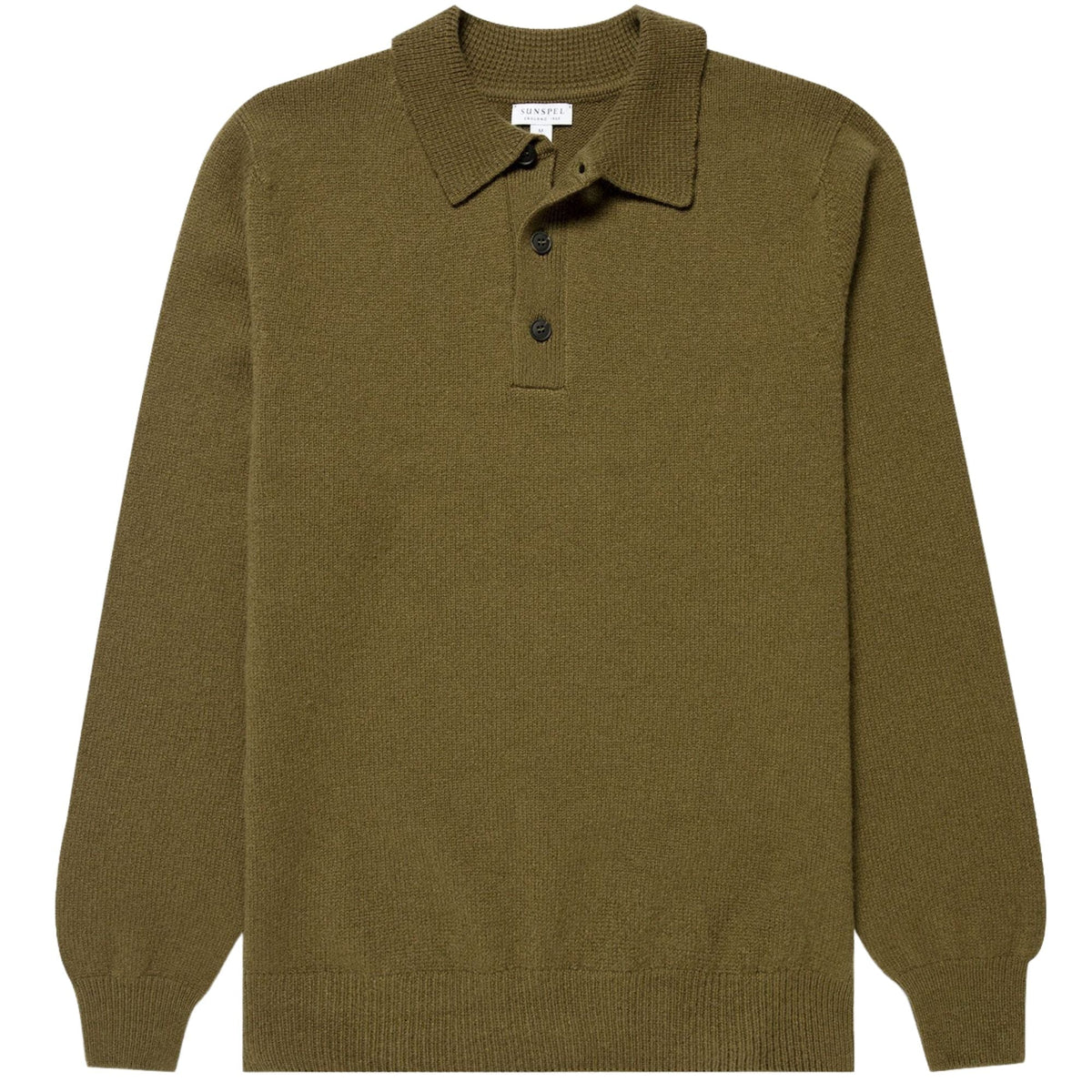 Sunspel Lambswool Polo Shirt - Uniform