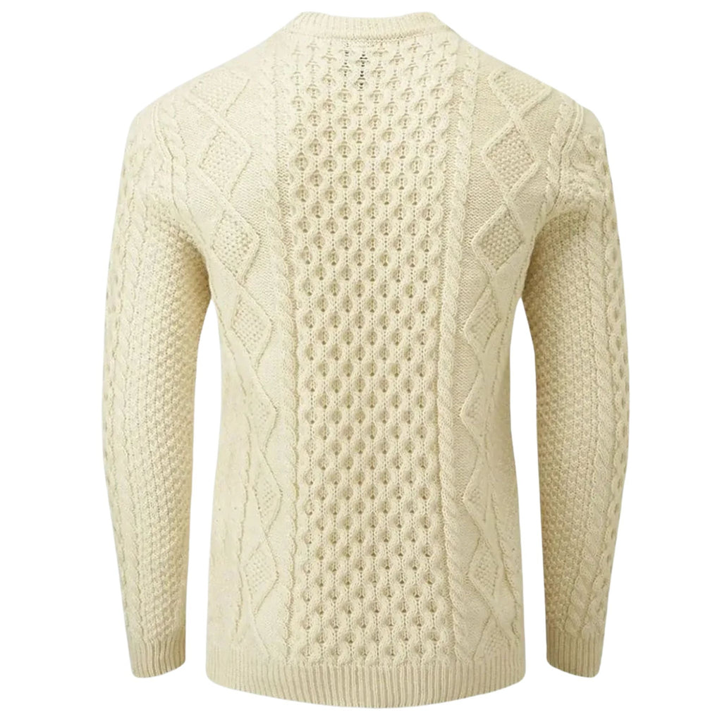 Gloverall Aran Jumper - Ecru