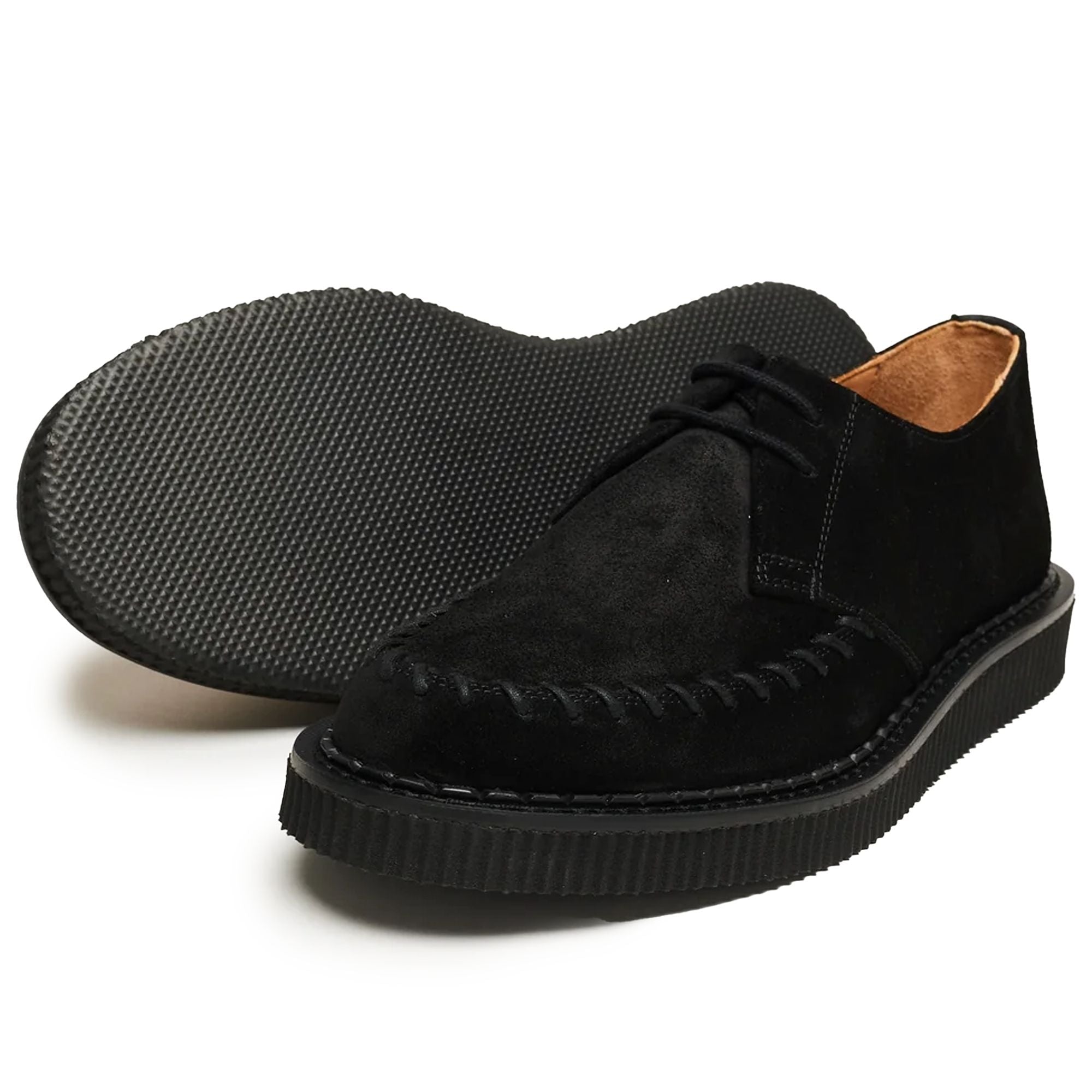 George Cox Dulley Shoes - Black Suede