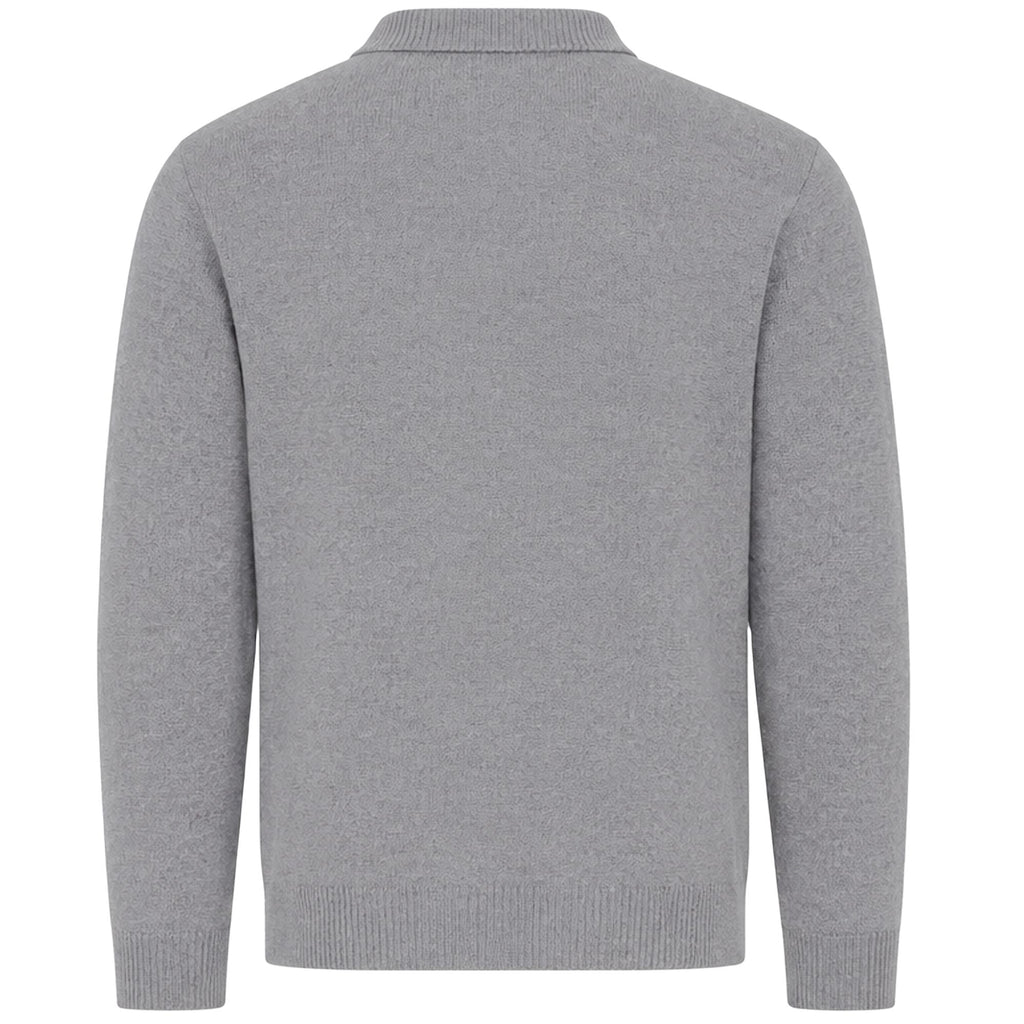 Stuarts London Mayfair Merino Polo - Grey