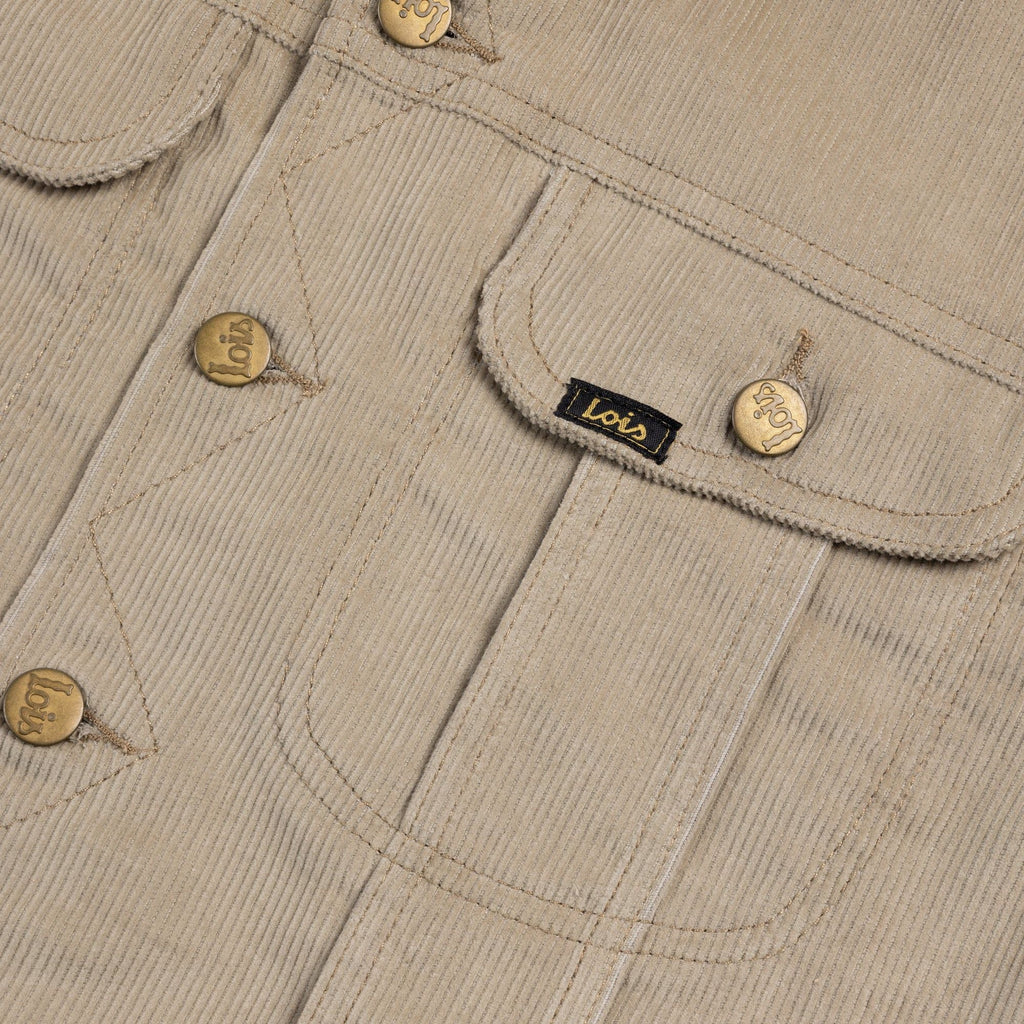 Lois Jeans The Torero Boy Vintage Corduroy Trucker - Cornstalk