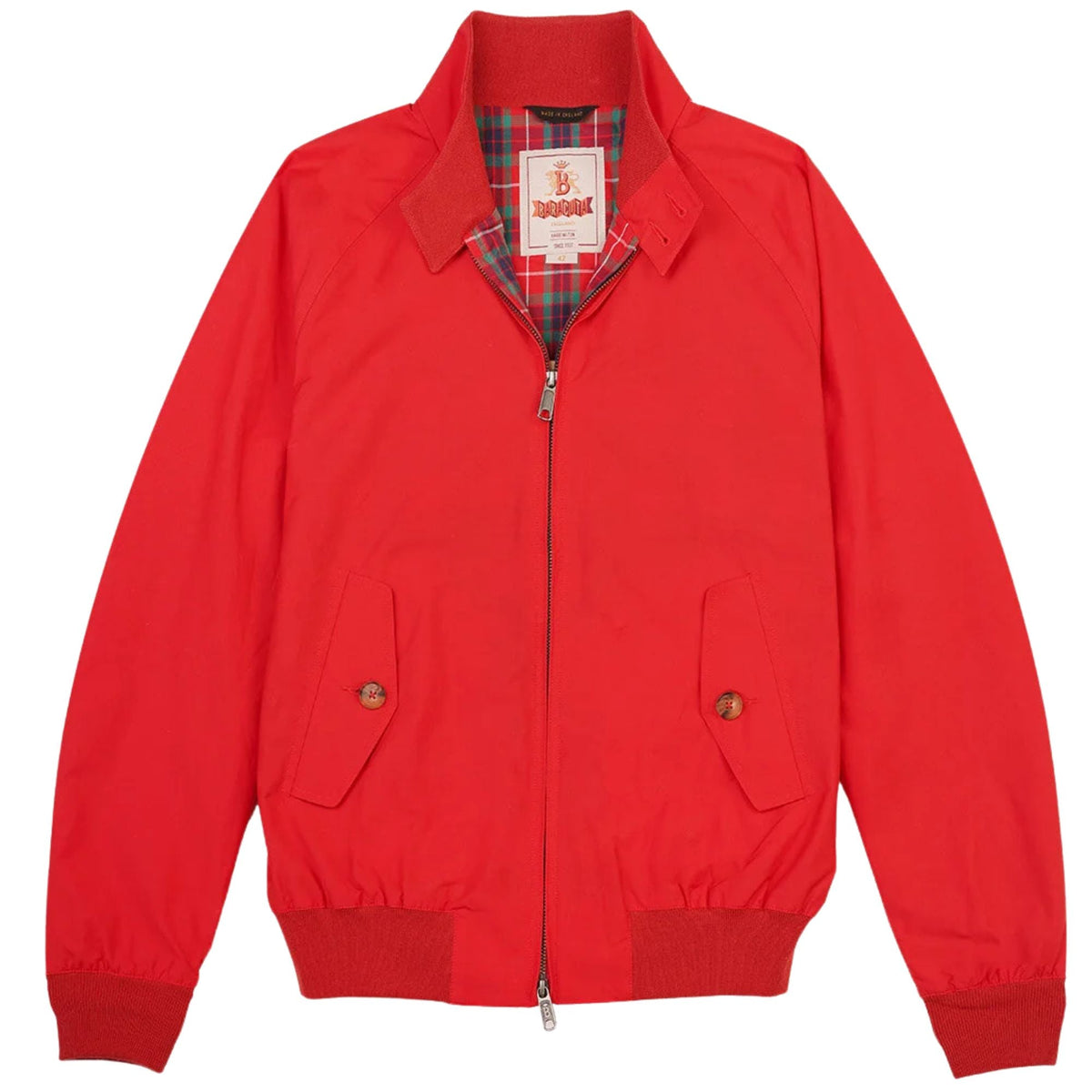 Baracuta G9 Harrington Jacket - Racing Red