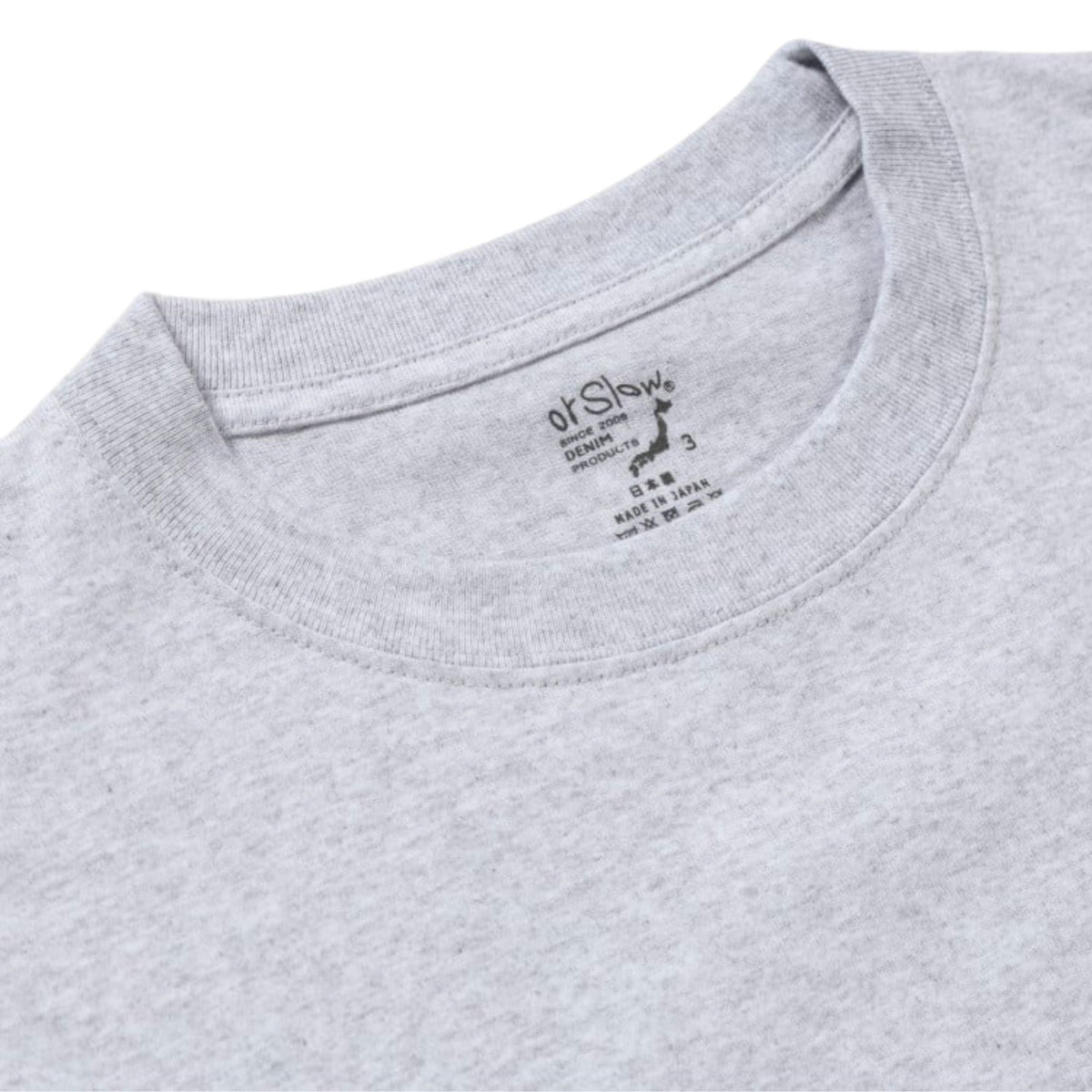 OrSlow Short Sleeve T-Shirt - Heather Grey