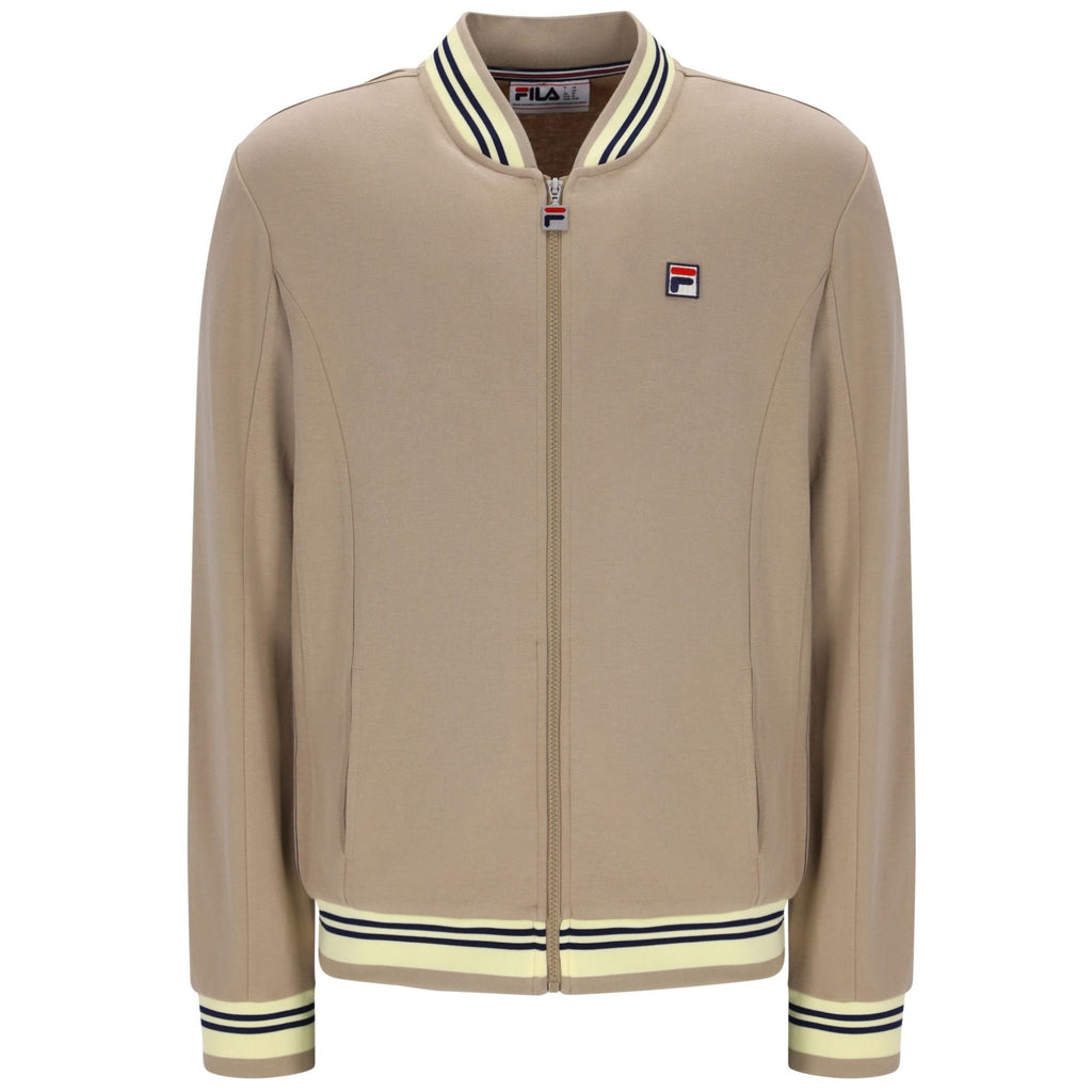 Fila Vintage Settanta Baseball Track Top - Cream