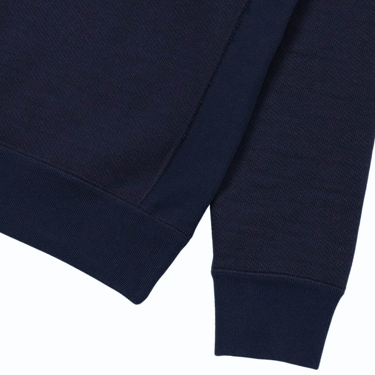 Wonder Looper Double Heavyweight French Terry Pullover Crewneck - Navy