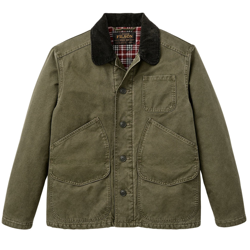 Filson Insulated Canvas Outfitter Jacket - Dark Olive