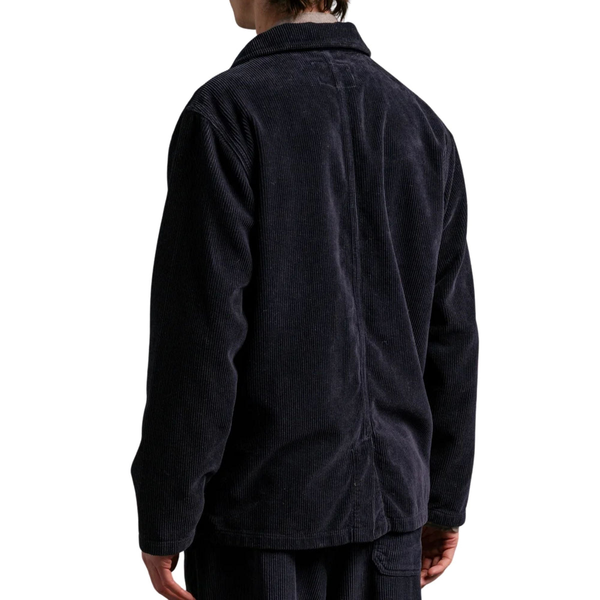 Kestin 8-Wale Organic Corduroy Huntly Jacket - Ink Navy