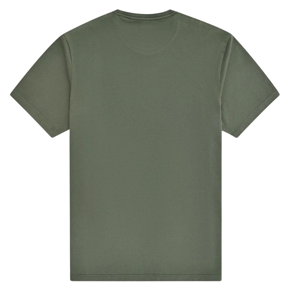 Stuarts London Brian Oak Pure Supima Cotton T-Shirt - Olive