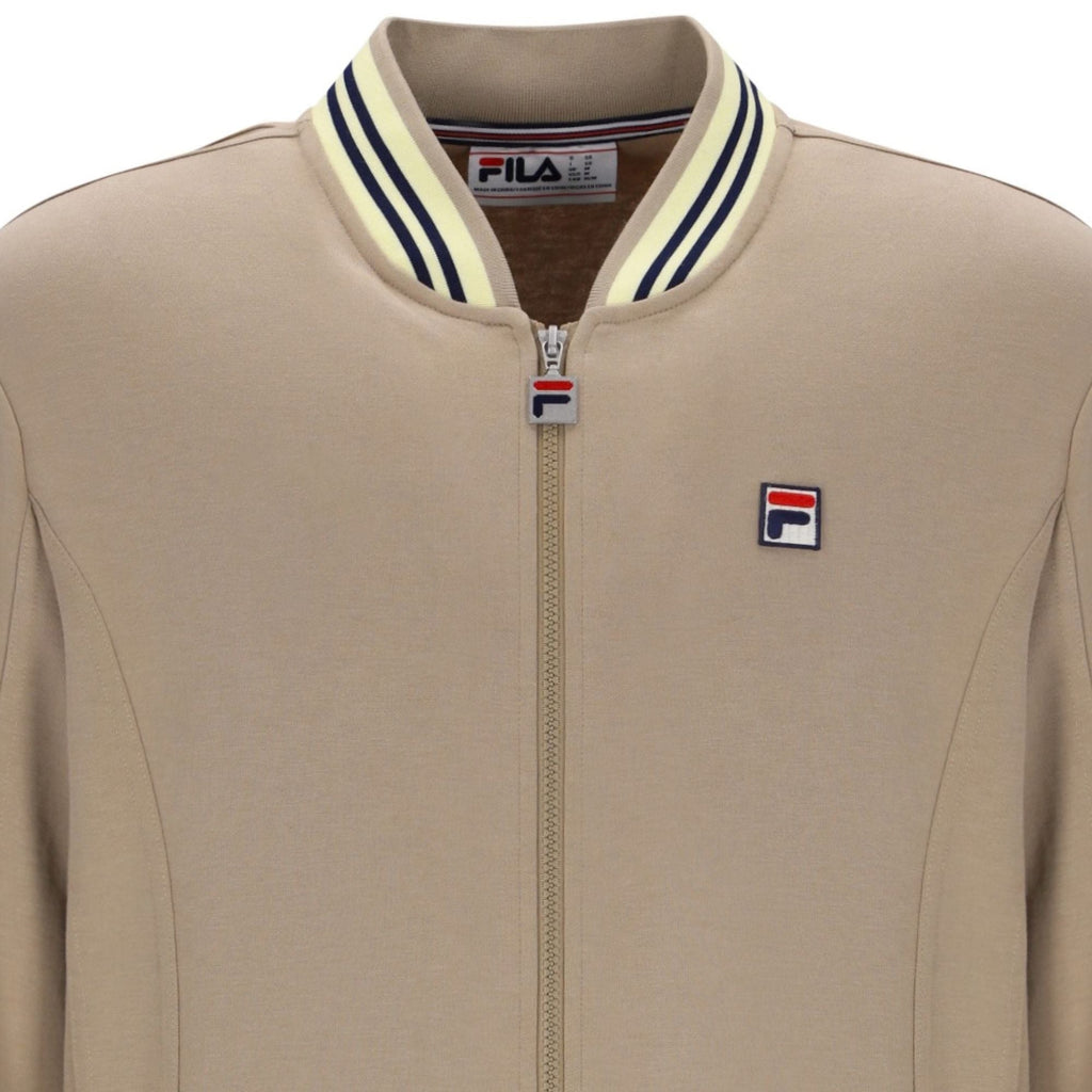 Fila Vintage Settanta Baseball Track Top - Cream