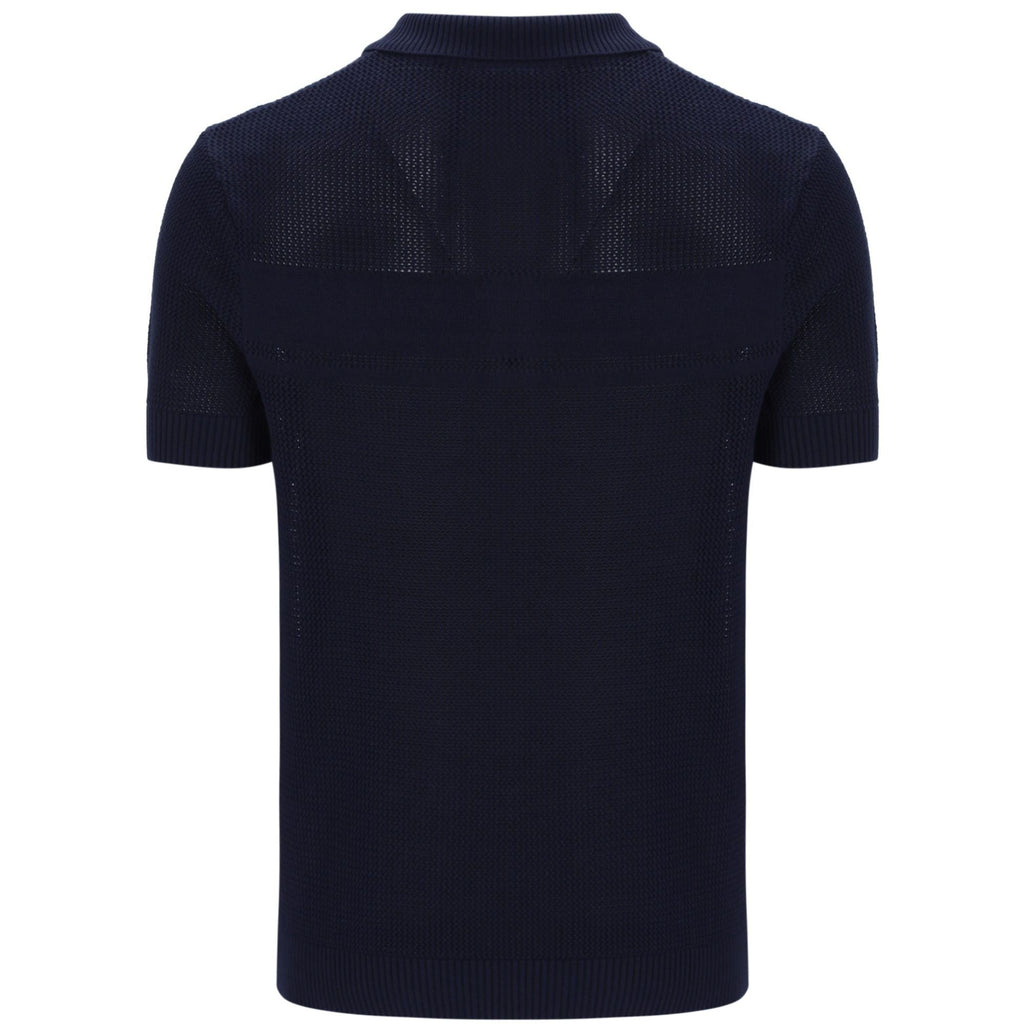 Sergio Tacchini Sabino Knit Polo Shirt - Maritime