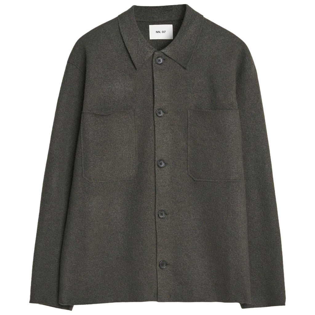 NN07 Jonas Overshirt - Dark Army