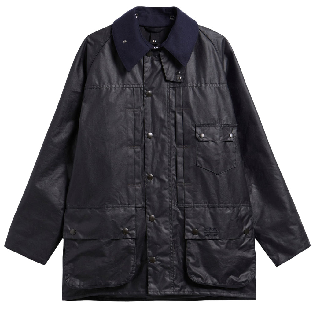 Barbour x A.P.C Beaufort Wax Jacket - Dark Navy