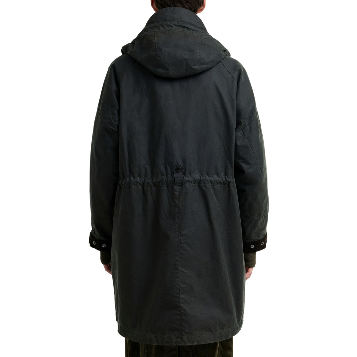 Barbour x Norbit Long Wax Jacket - Sage
