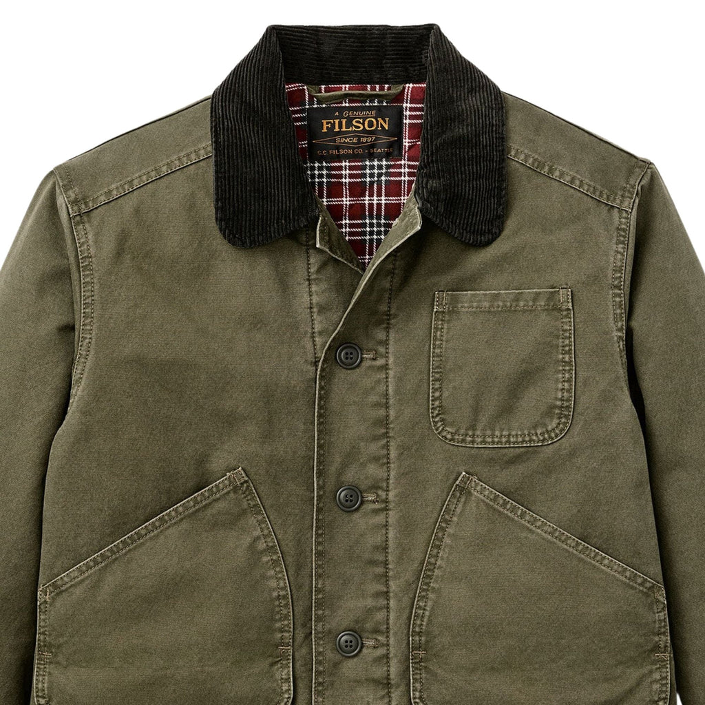 Filson Insulated Canvas Outfitter Jacket - Dark Olive