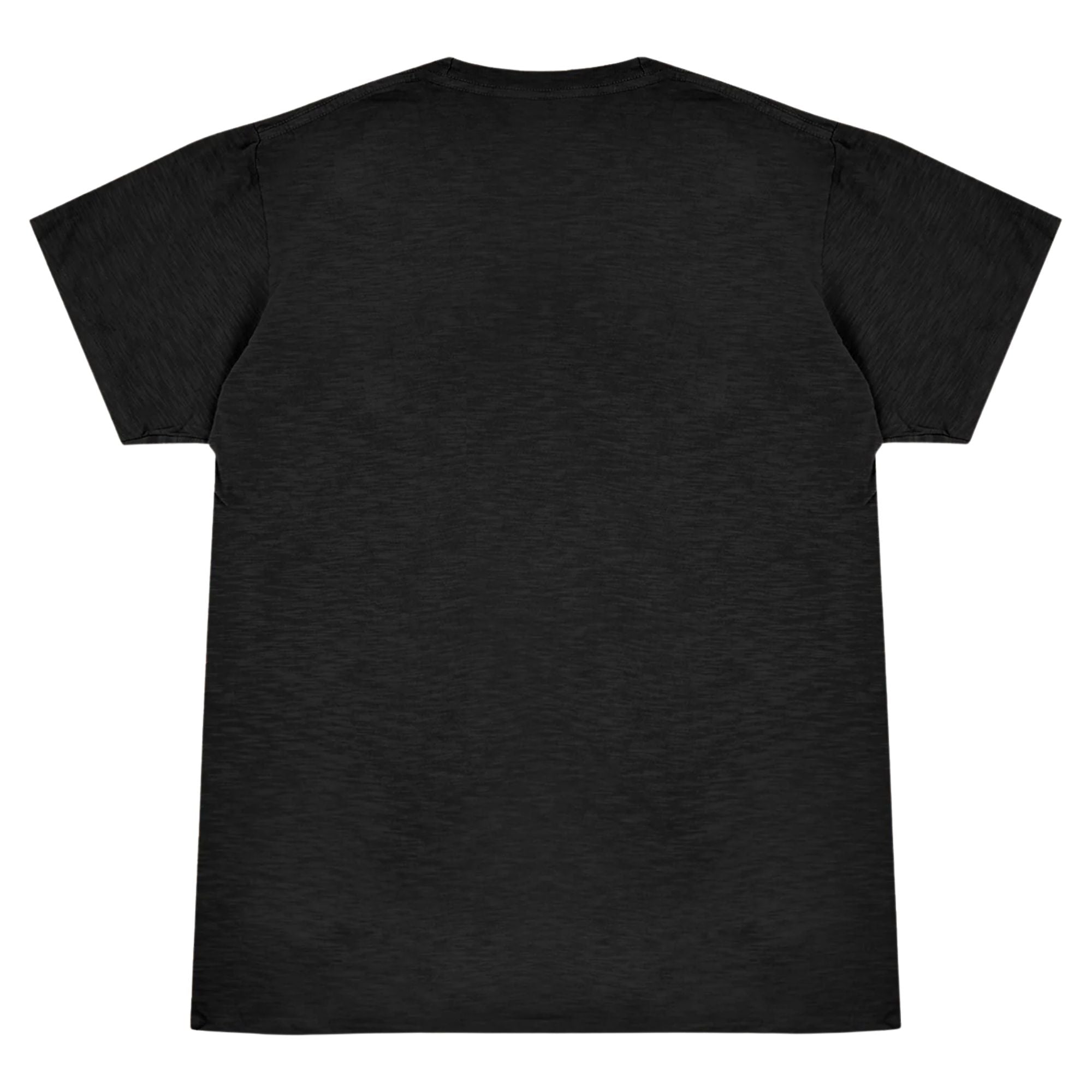 Velva Sheen Rolled Short Sleeve Crew Neck T-Shirt - Black