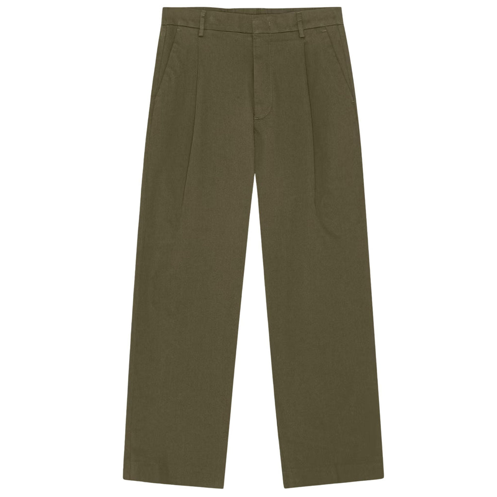 NN07 Kay Pleated Tailored Relaxed Fit Pant - Shadow Moss