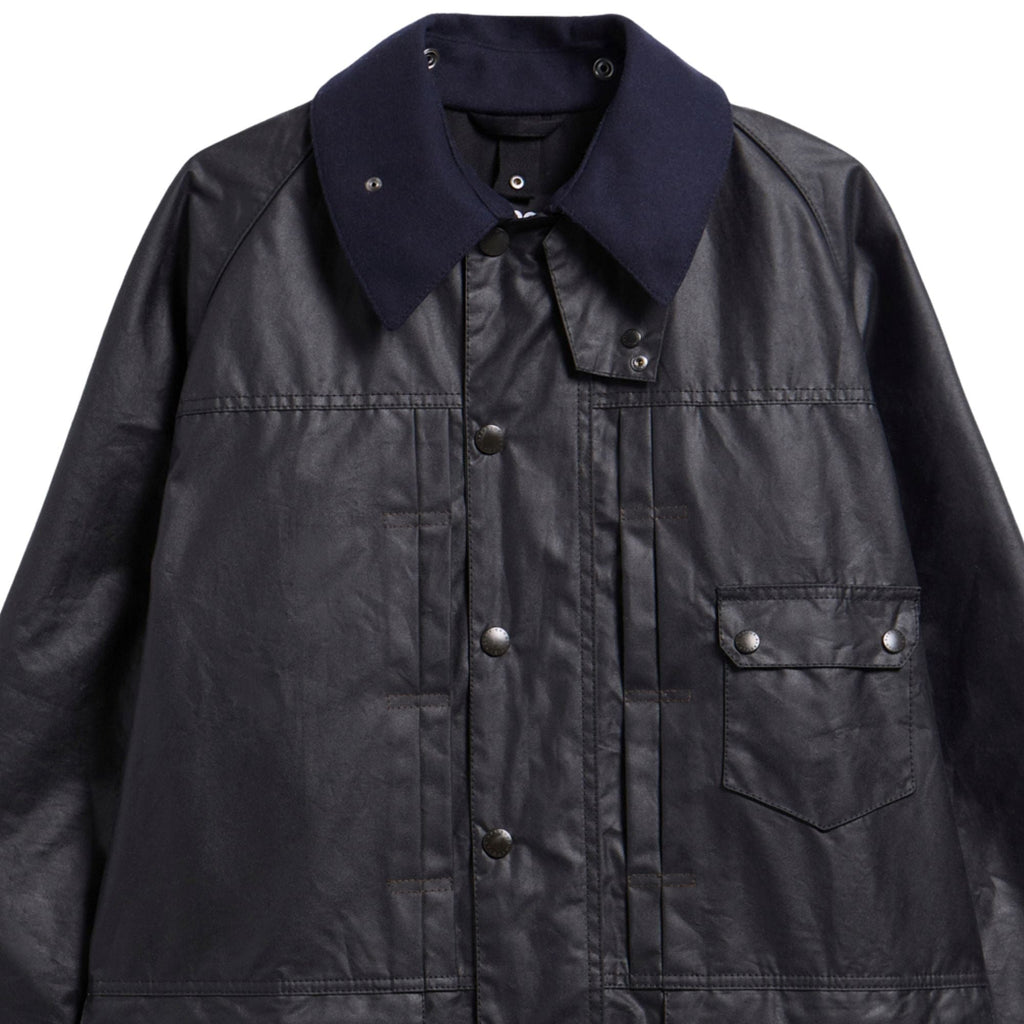 Barbour x A.P.C Beaufort Wax Jacket - Dark Navy
