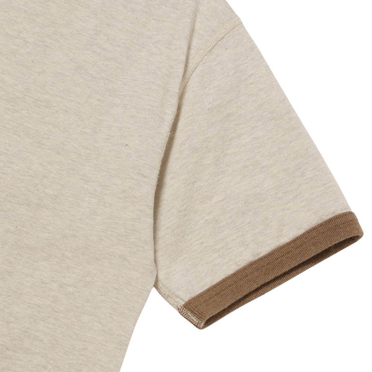 Wonder Looper Recycled Cotton Foxfibre® Ringer T - Stone