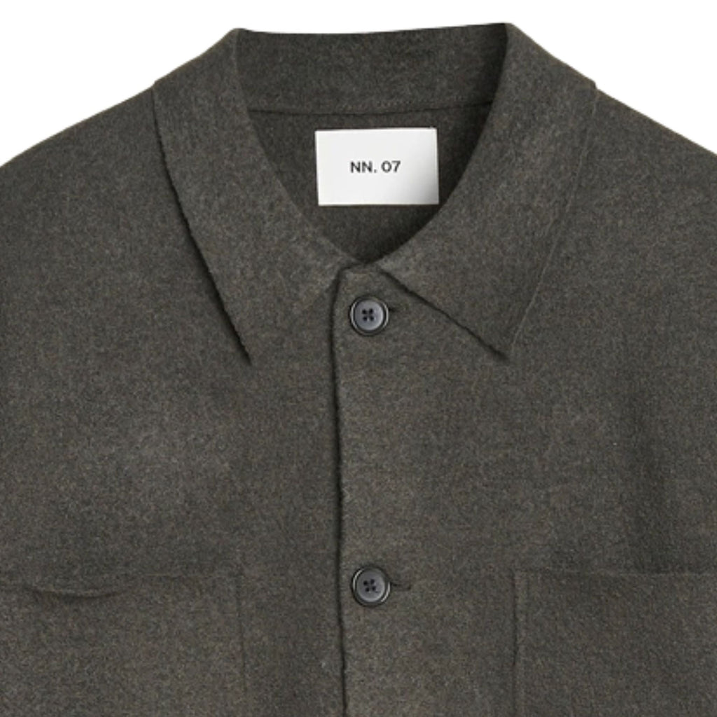 NN07 Jonas Overshirt - Dark Army