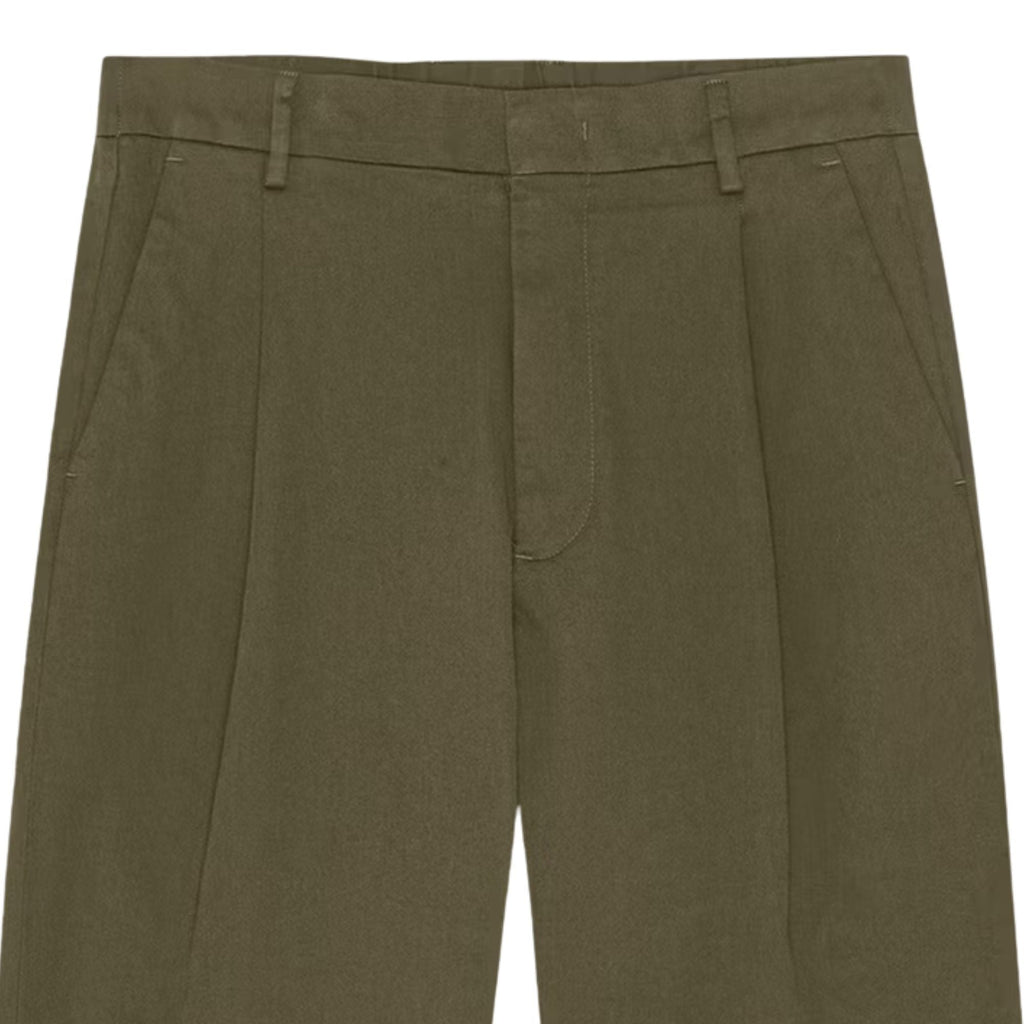 NN07 Kay Pleated Tailored Relaxed Fit Pant - Shadow Moss
