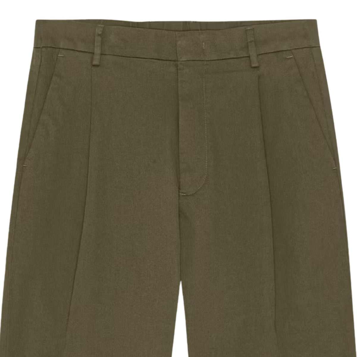 NN07 Kay Pleated Tailored Relaxed Fit Pant - Shadow Moss