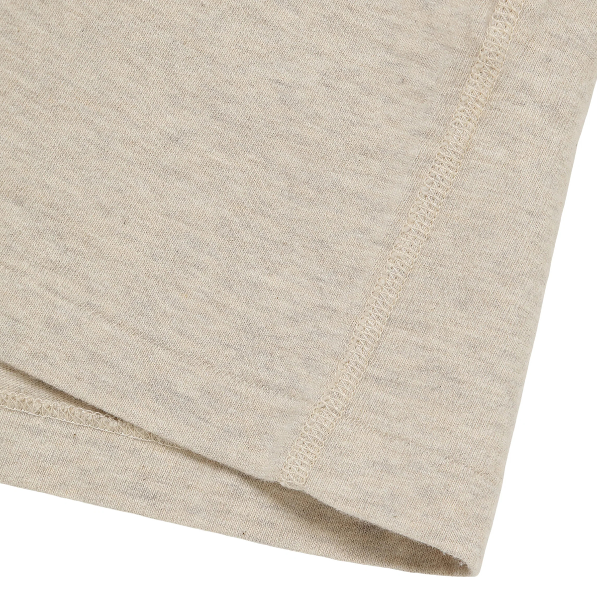 Wonder Looper Recycled Cotton Foxfibre® Ringer T - Stone