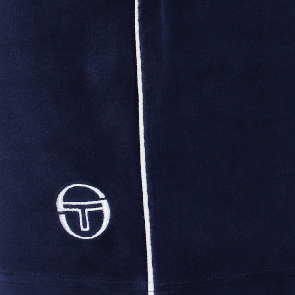 Sergio Tacchini Tasso Velour Short - Maritime Blue
