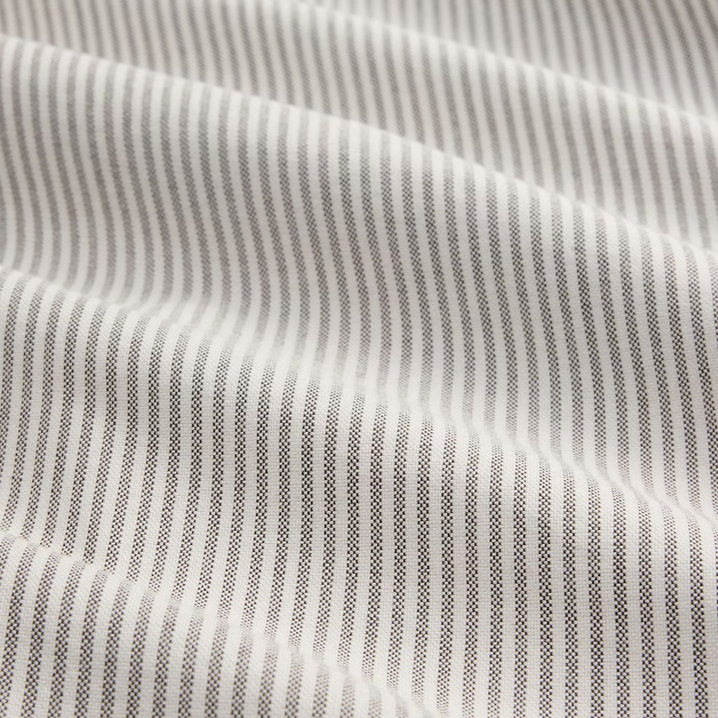 Polo Ralph Lauren Custom Fit Striped Oxford Shirt - Nutmeg Brown/White