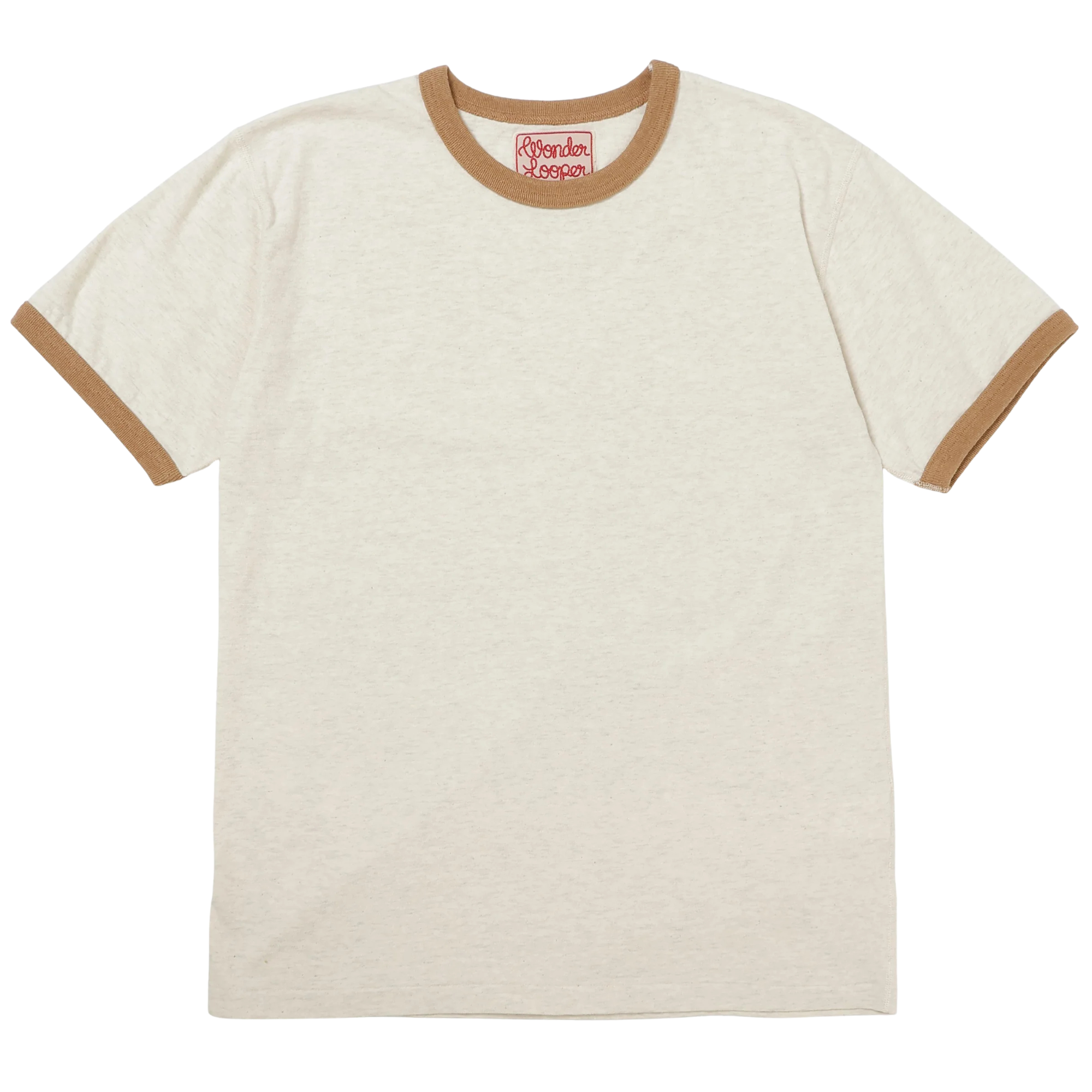 Stuarts London Recycled Cotton Foxfibre¨ Ringer T - Sand