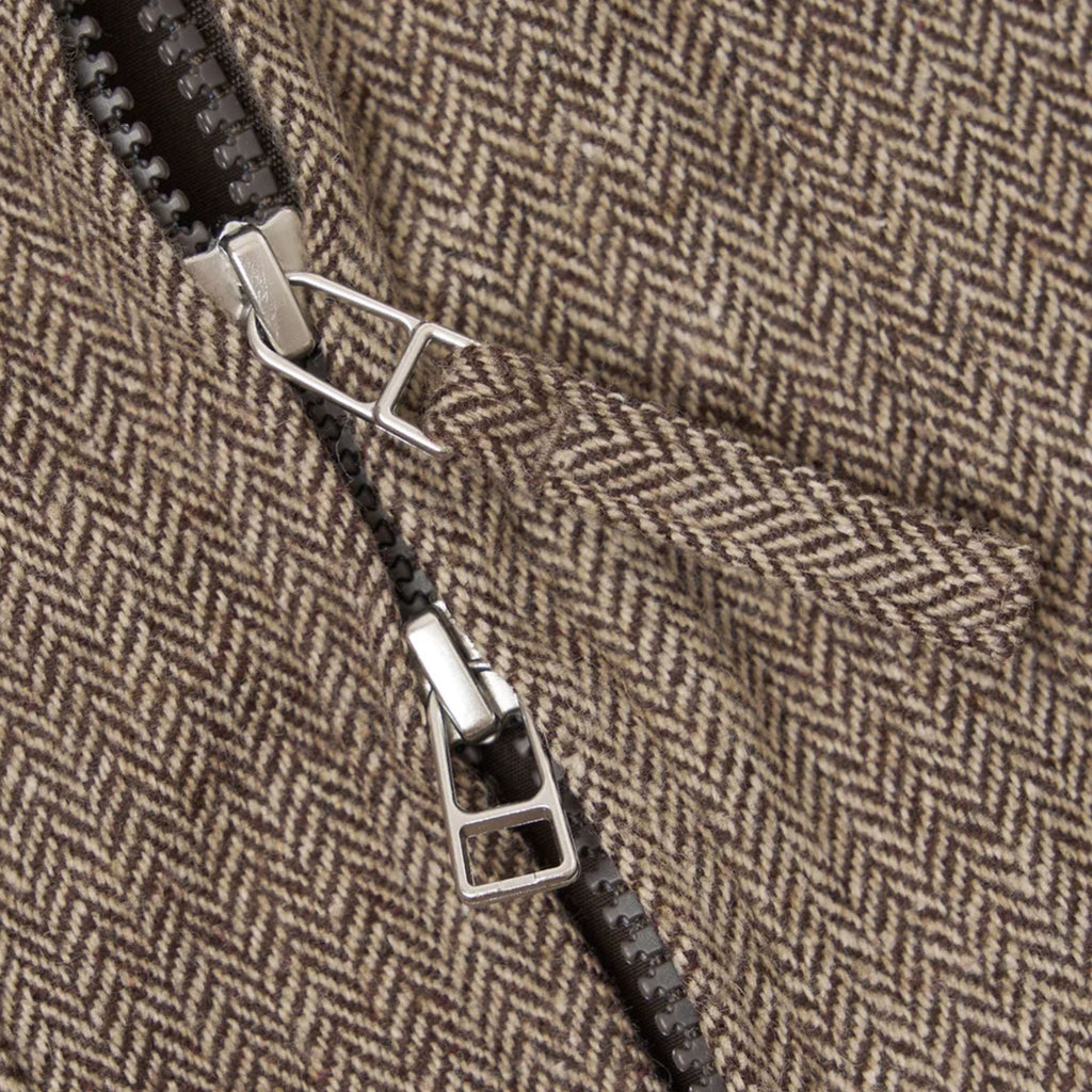 Universal Works Wool Herringbone E130 Jacket - Brown
