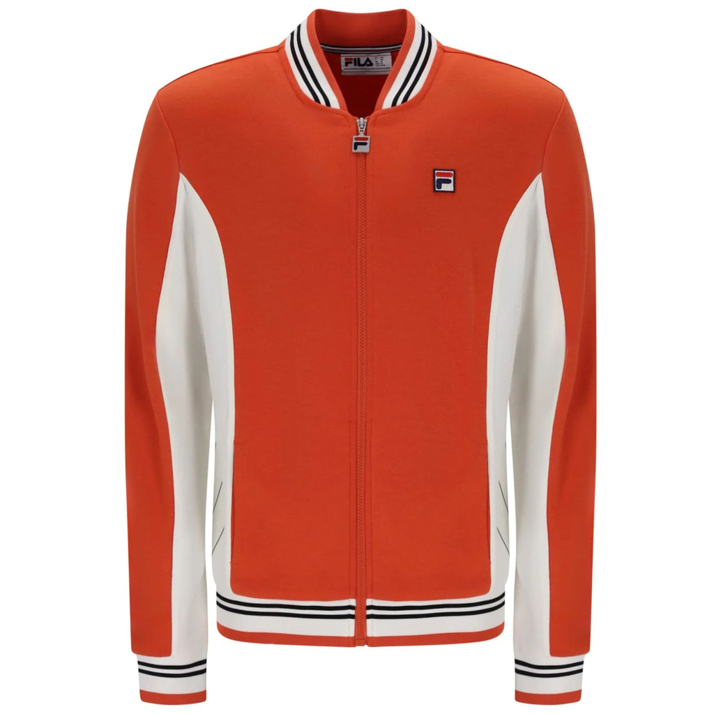 Fila Vintage Settanta Baseball Track Jacket - Burnt Ochre
