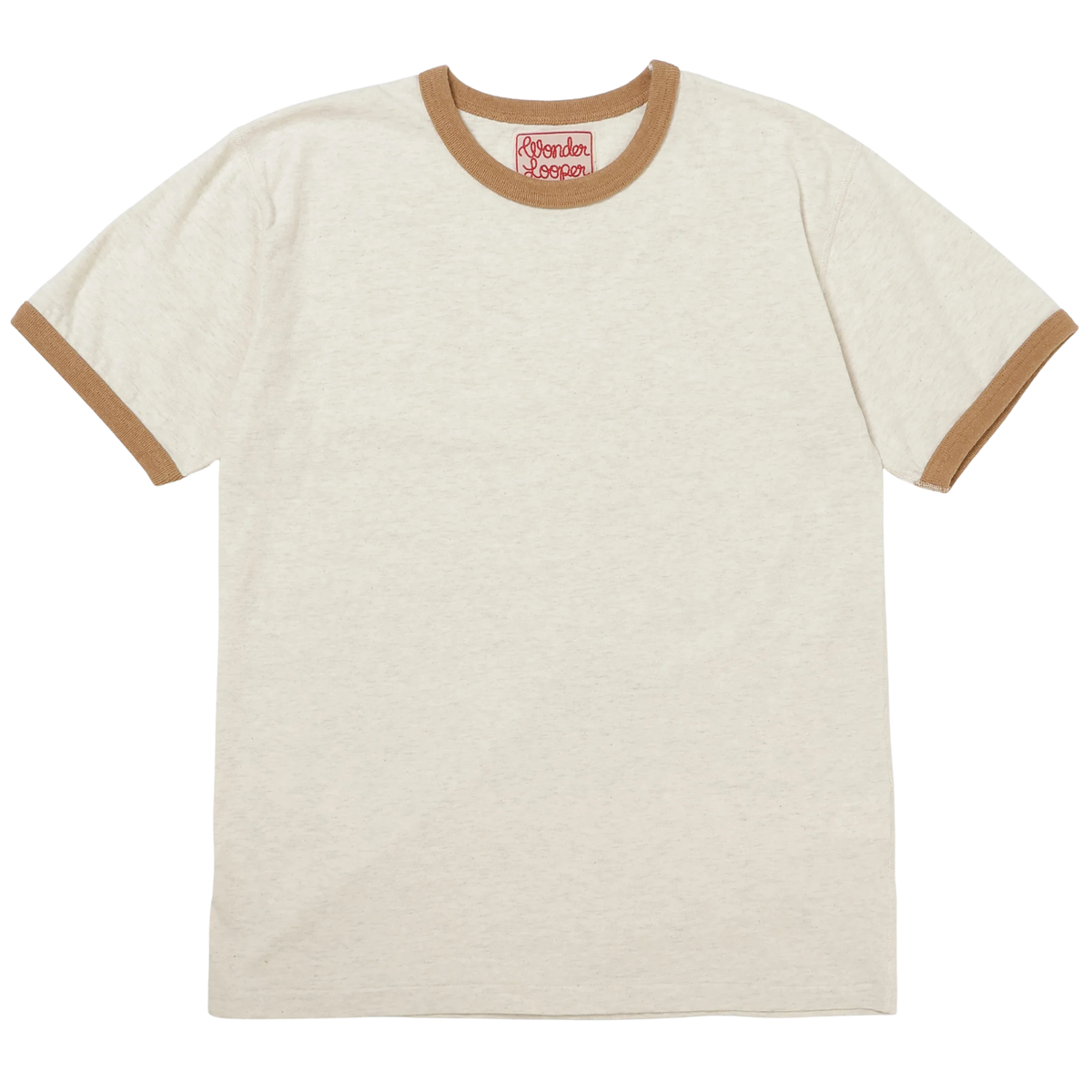 Wonder Looper Recycled Cotton Foxfibre® Ringer T - Sand