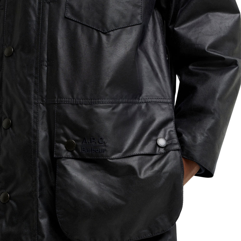 Barbour x A.P.C Beaufort Wax Jacket - Dark Navy
