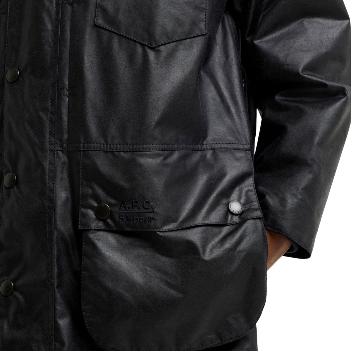 Barbour x A.P.C Beaufort Wax Jacket - Dark Navy