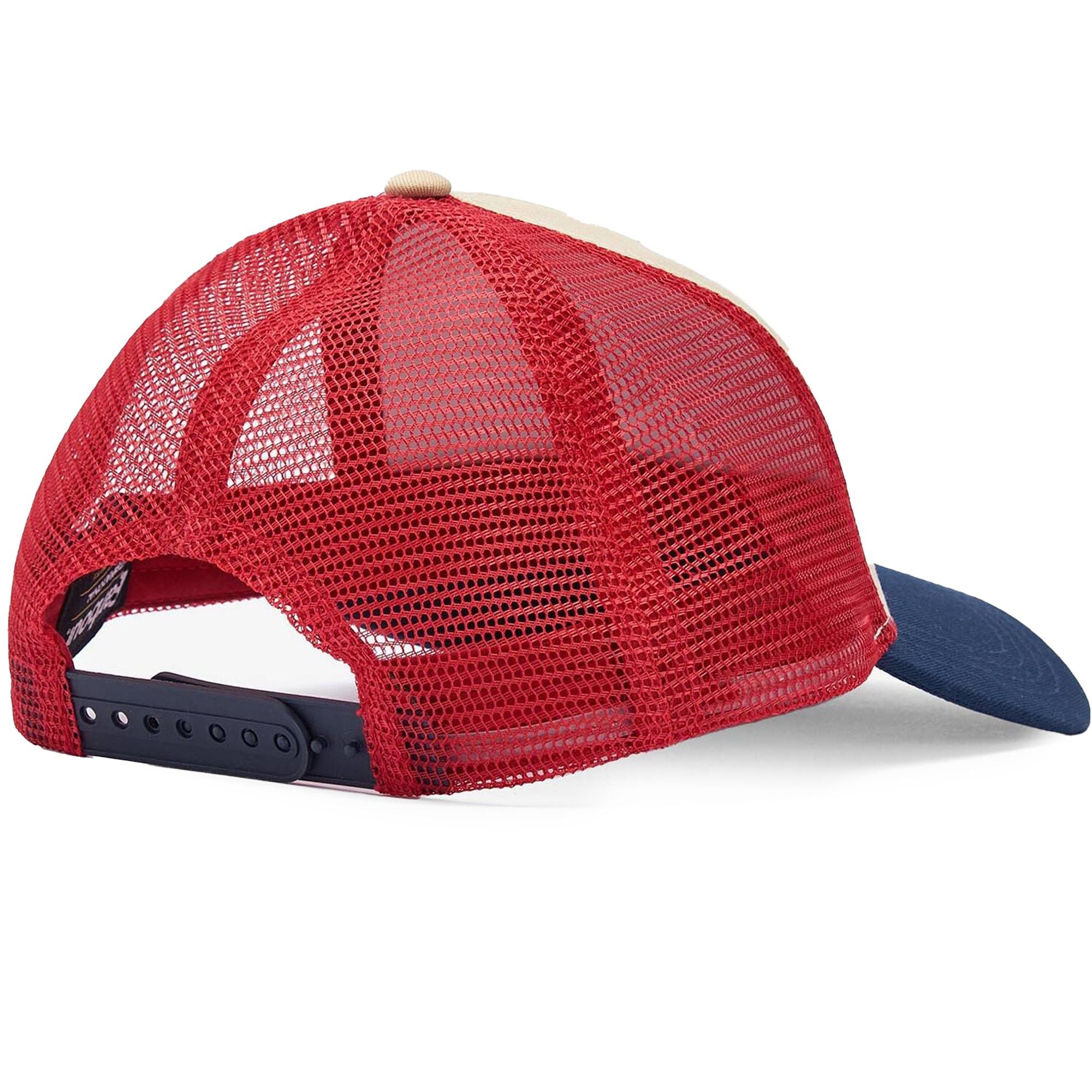 Barbour International SMQ Trucker Cap - Navy/Red