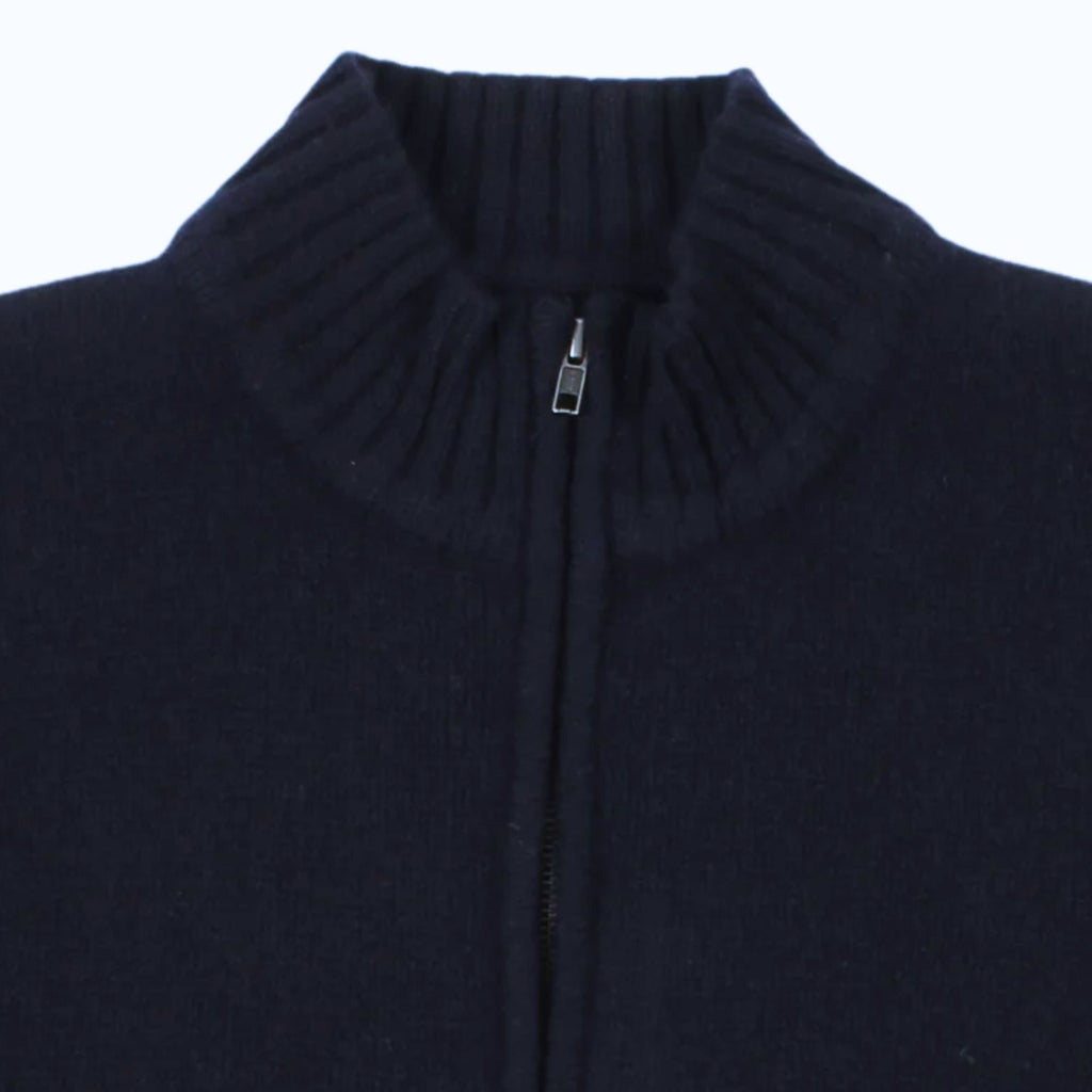 Pittari Fell Zip Cardigan - Navy