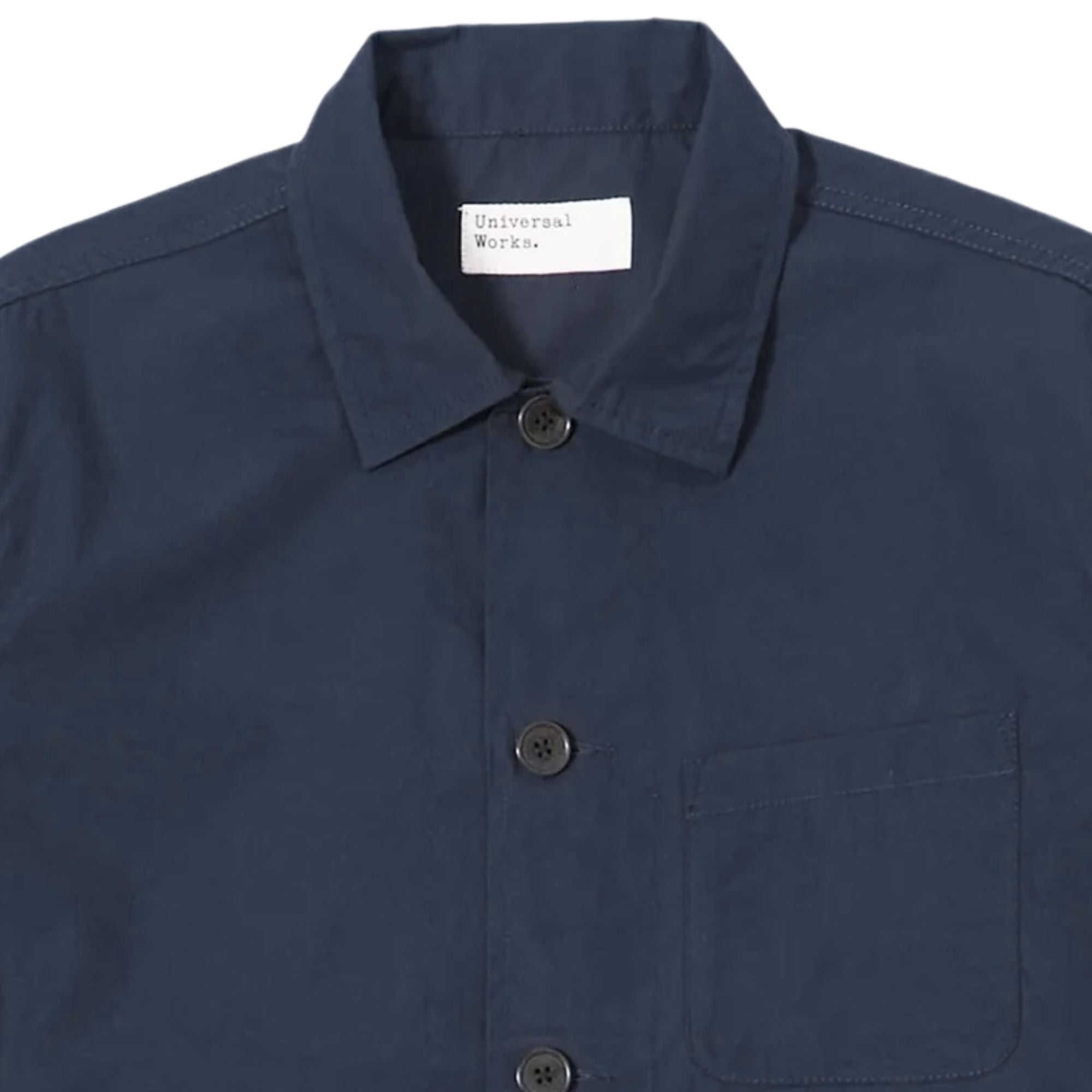 Universal Works Bakers Overshirt - Navy