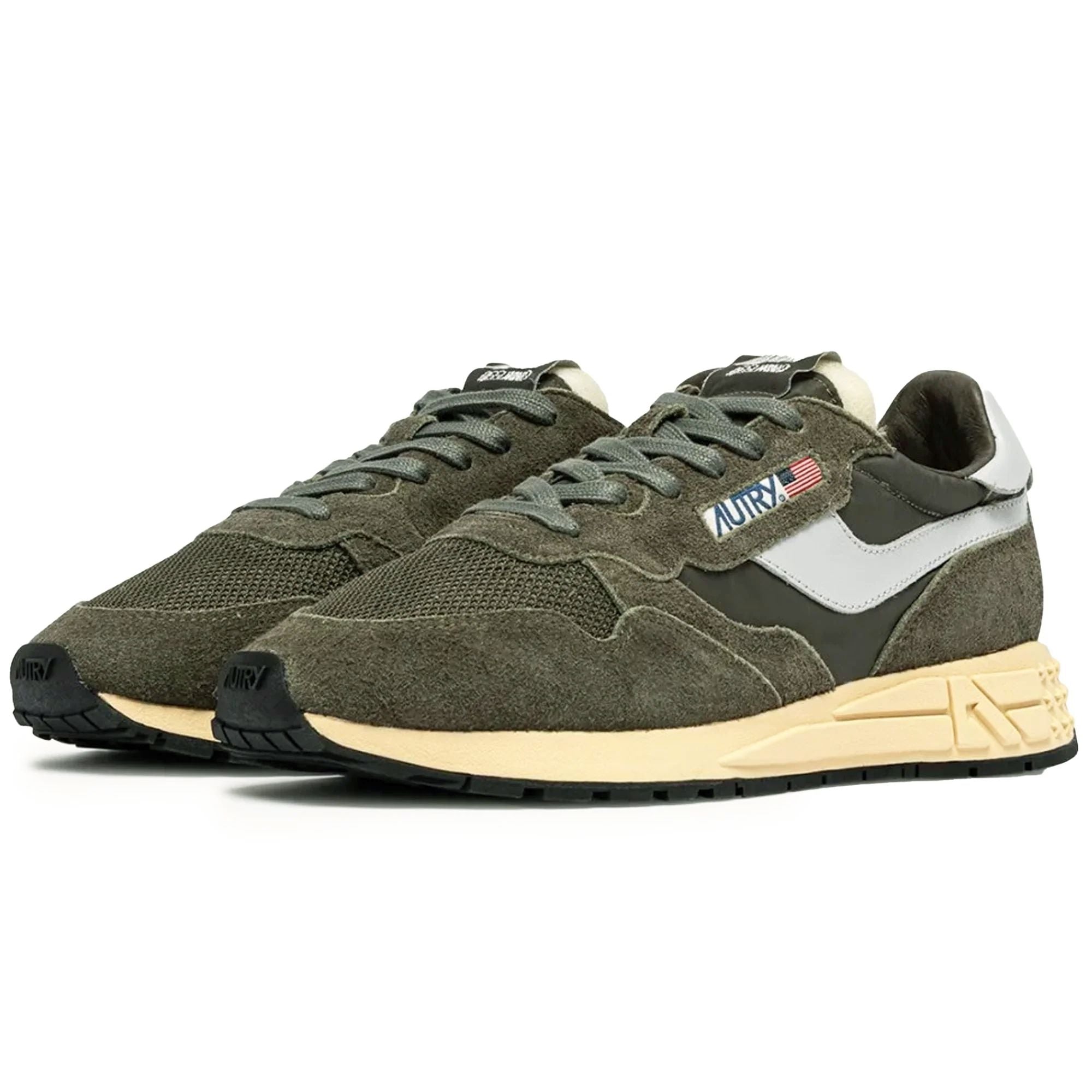 Autry Reelwind Low Sneakers - Olive Night/Harbor Mist