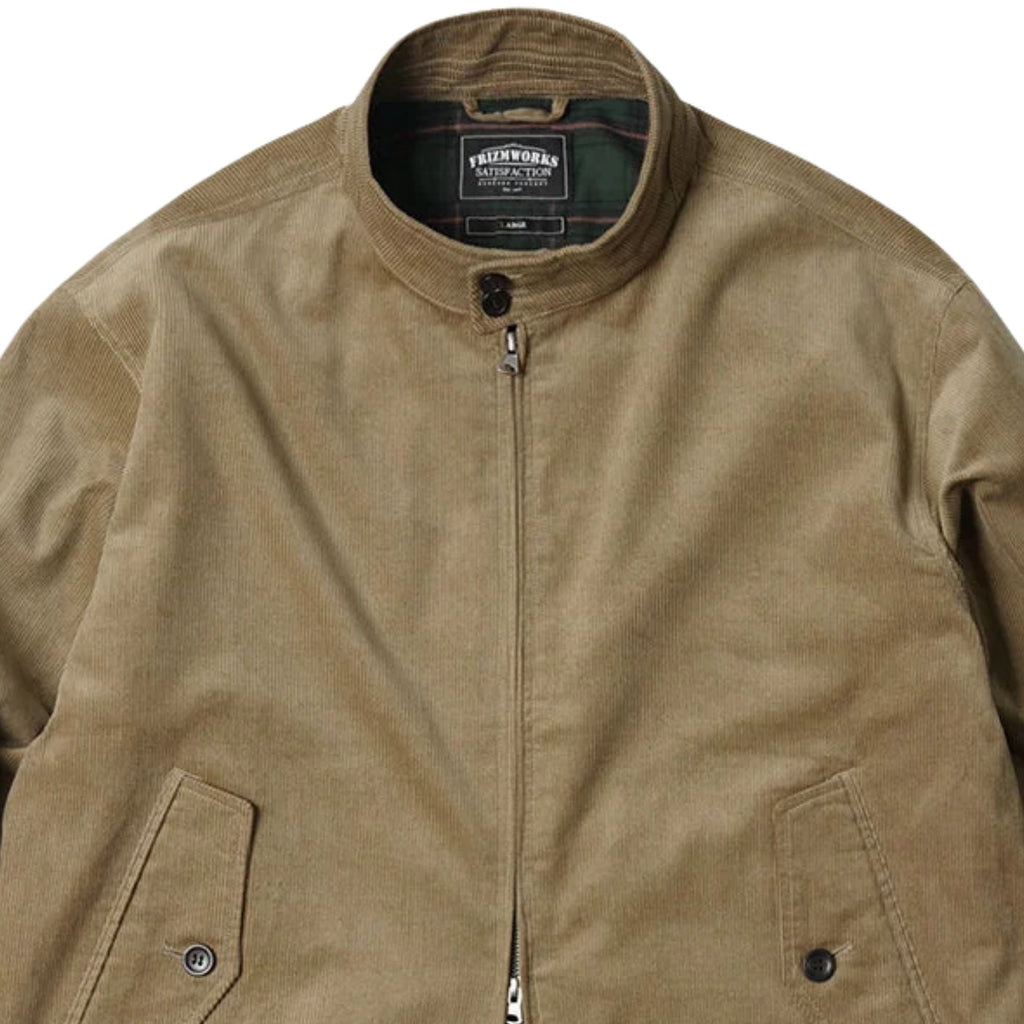FrizmWORKS Corduroy Buddy Harrington Jacket - Beige
