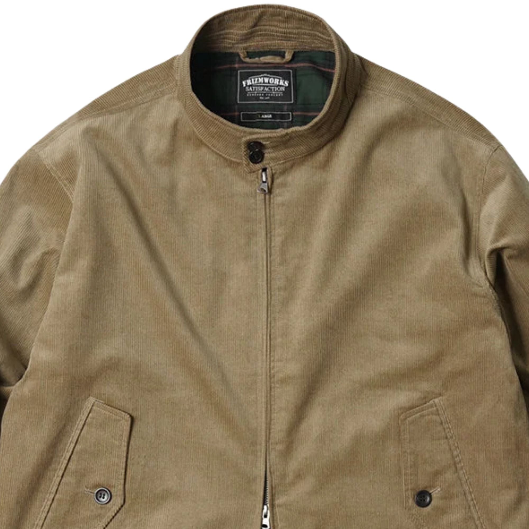 FrizmWORKS Corduroy Buddy Harrington Jacket - Beige