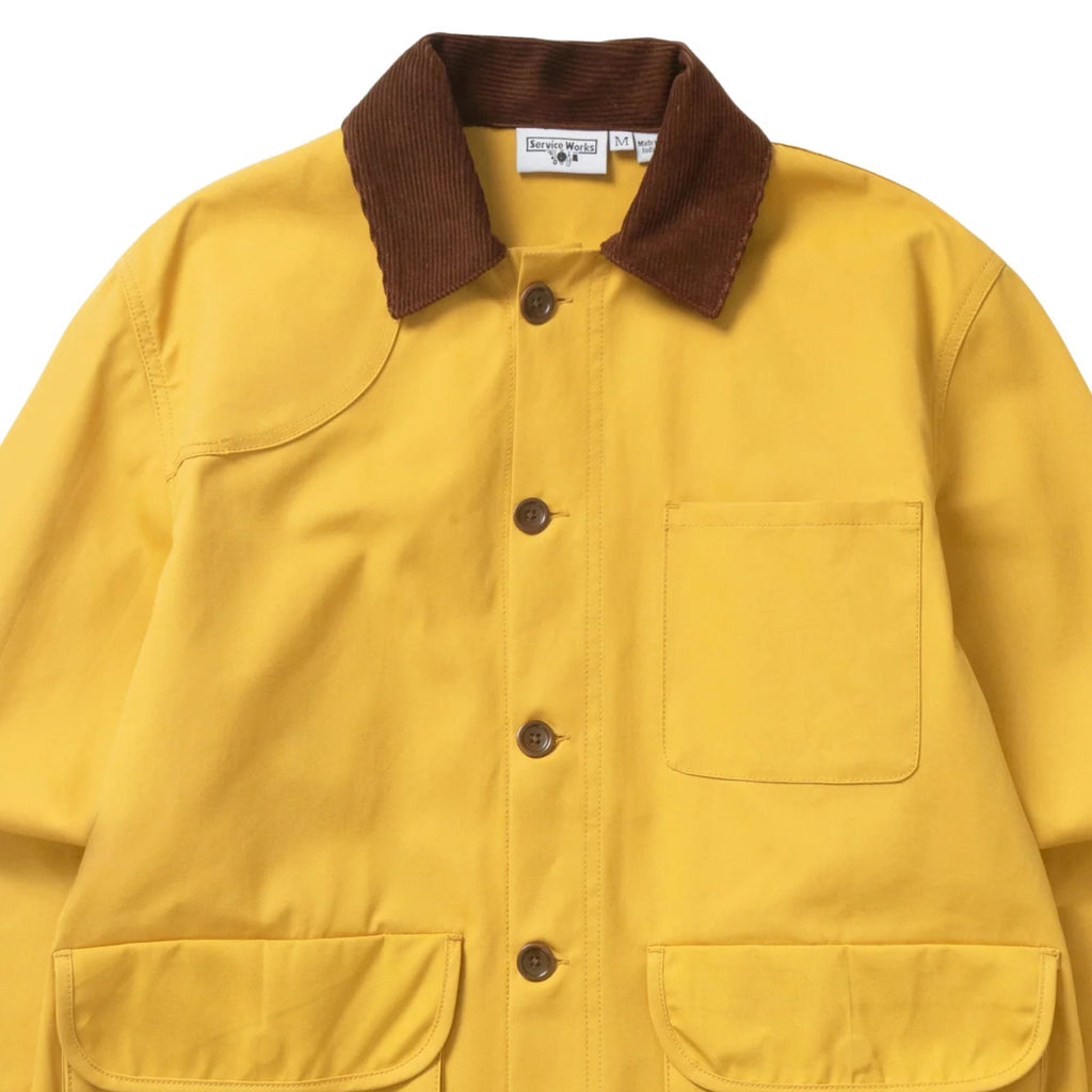 Service Works Waxed Barn Coat - Ochre