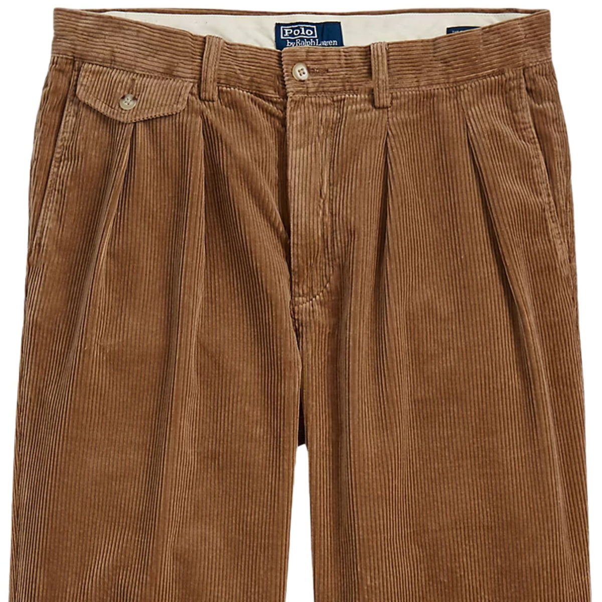 Polo Ralph Lauren Whitman Relaxed Fit Corduroy Trousers - Tan Brown