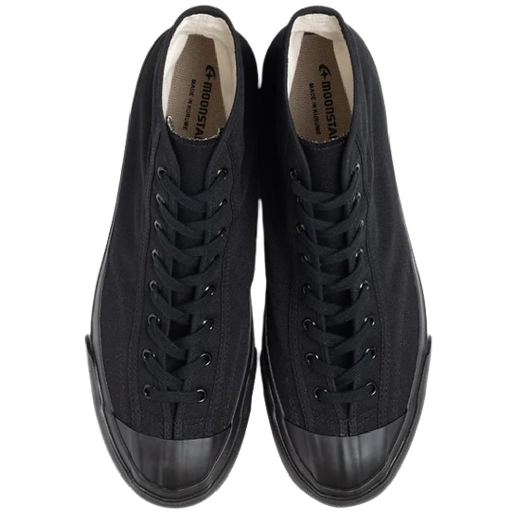 Moonstar Gym Classic HI Trainers - Black Mono