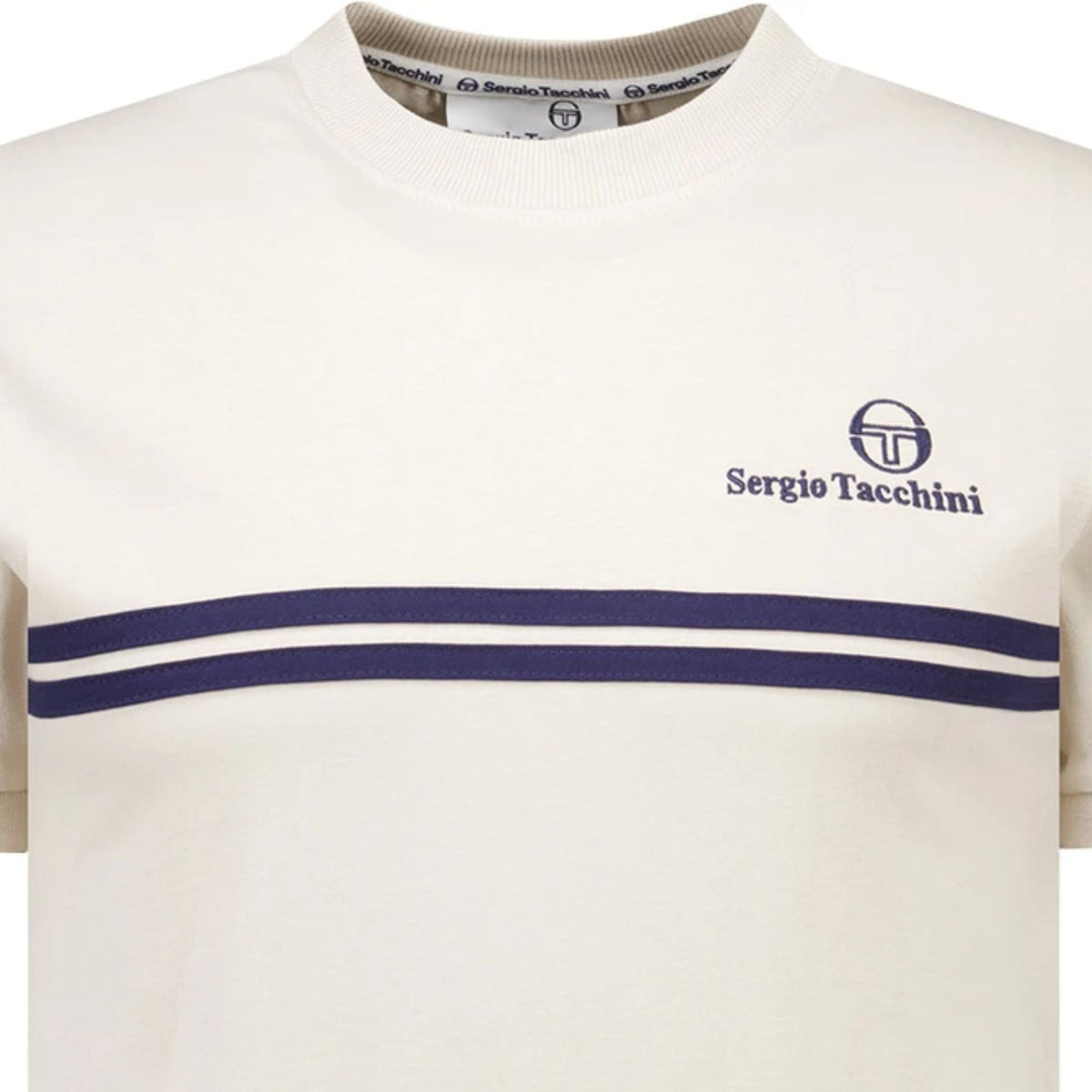 Sergio Tacchini New Supermac T-Shirt - Peyote/Maritime Blue