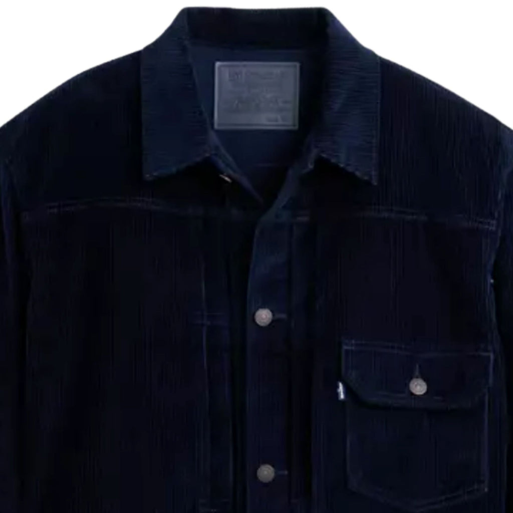 Levi's Blue Tab Type I Corduroy Trucker Jacket - Night Sky